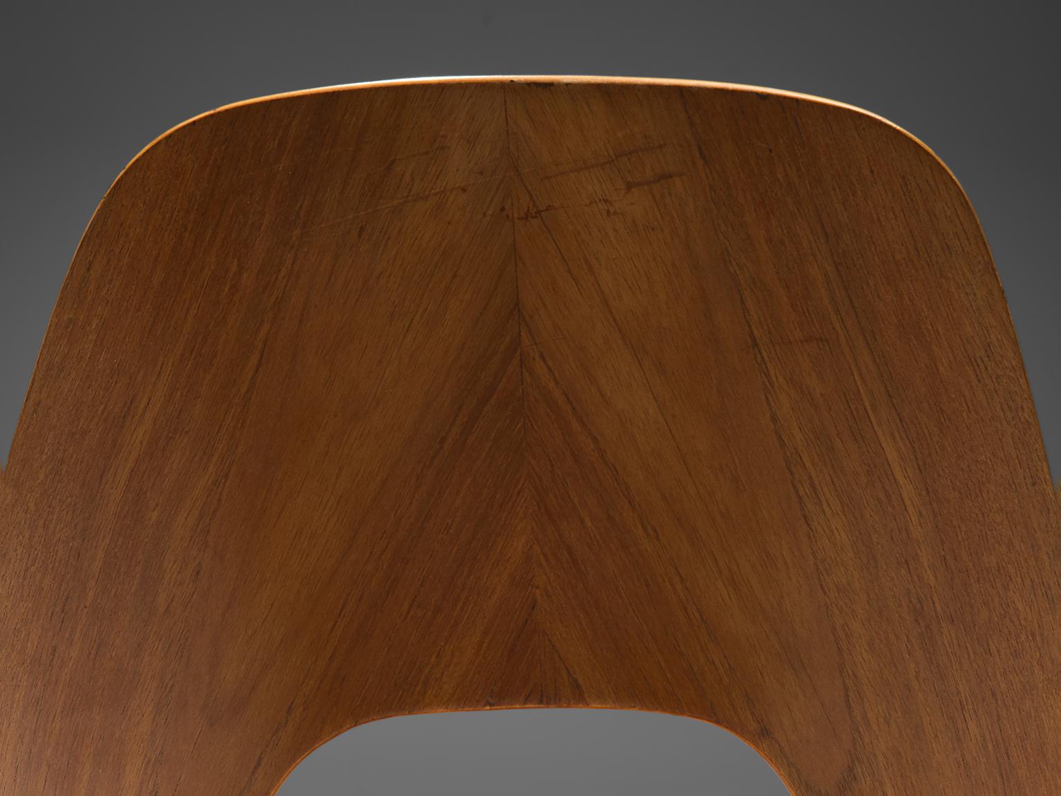 Mid-Century Modern Augusto Bozzi for Saporiti 'Ariston' Dining Chairs in Teak  For Sale