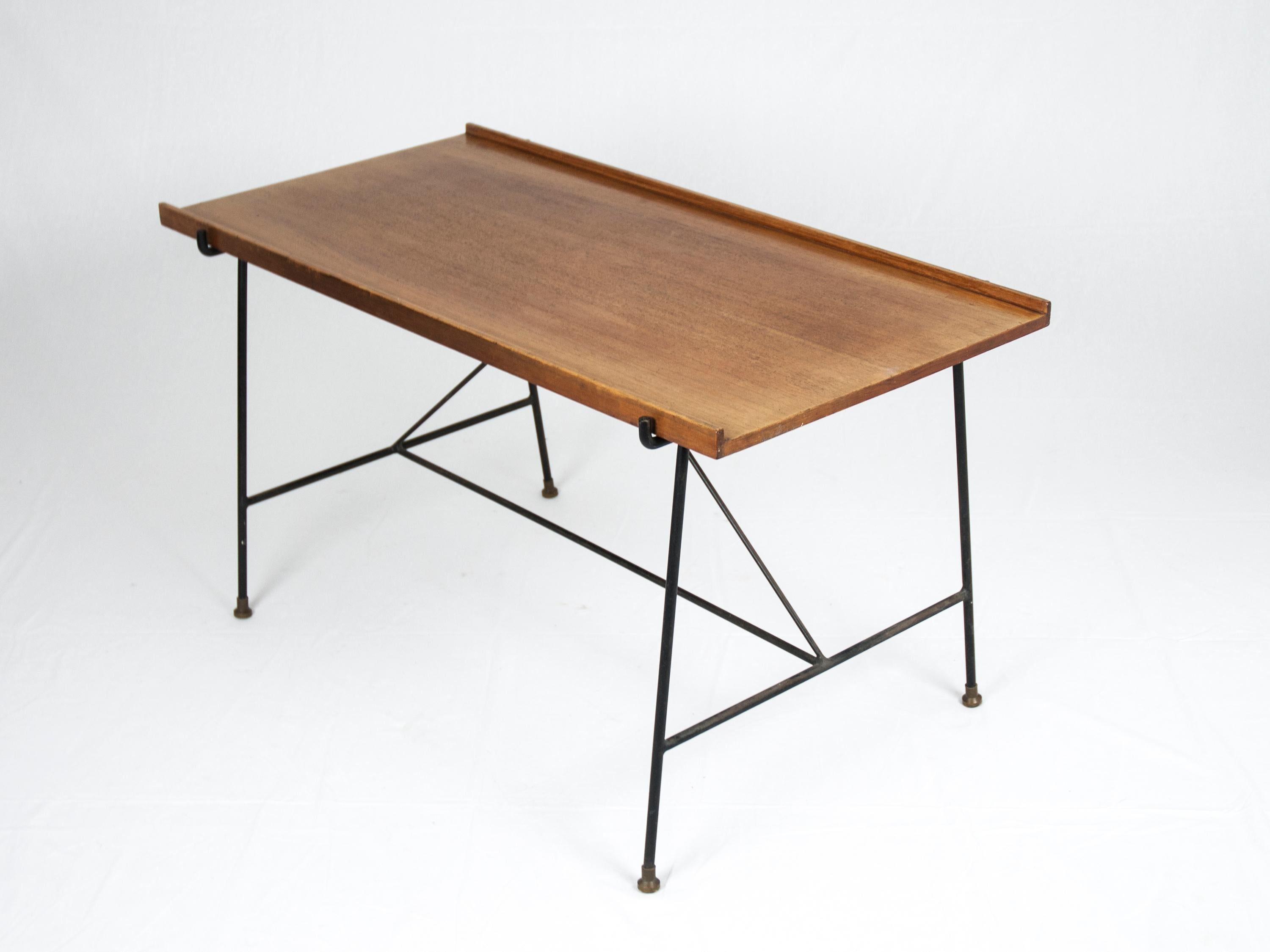 Mid-20th Century Augusto Bozzi Midcentury Compasso d'Oro Awarded Coffee Table for Saporiti, 1955 For Sale