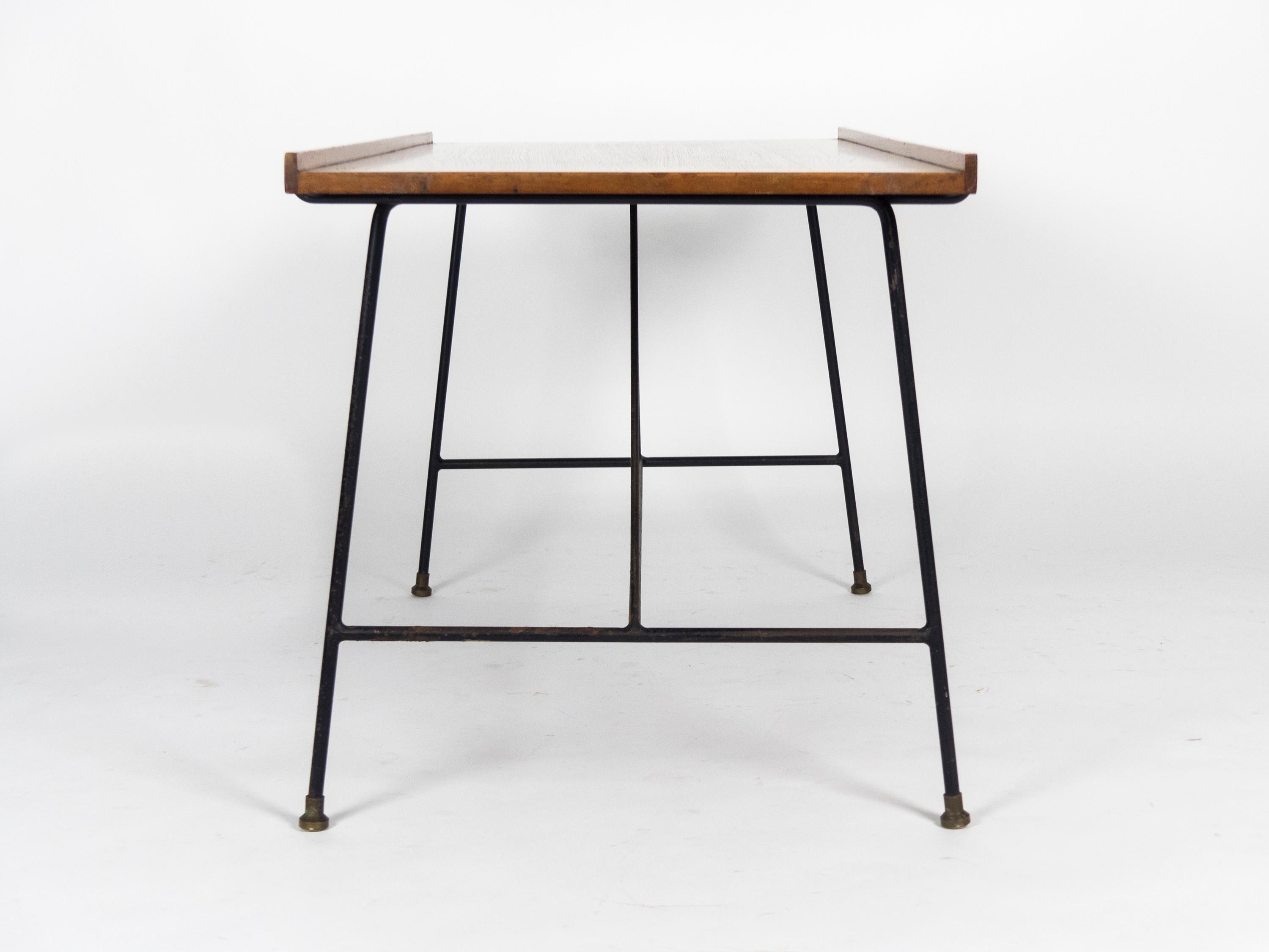 Wood Augusto Bozzi Midcentury Compasso d'Oro Awarded Coffee Table for Saporiti, 1955 For Sale