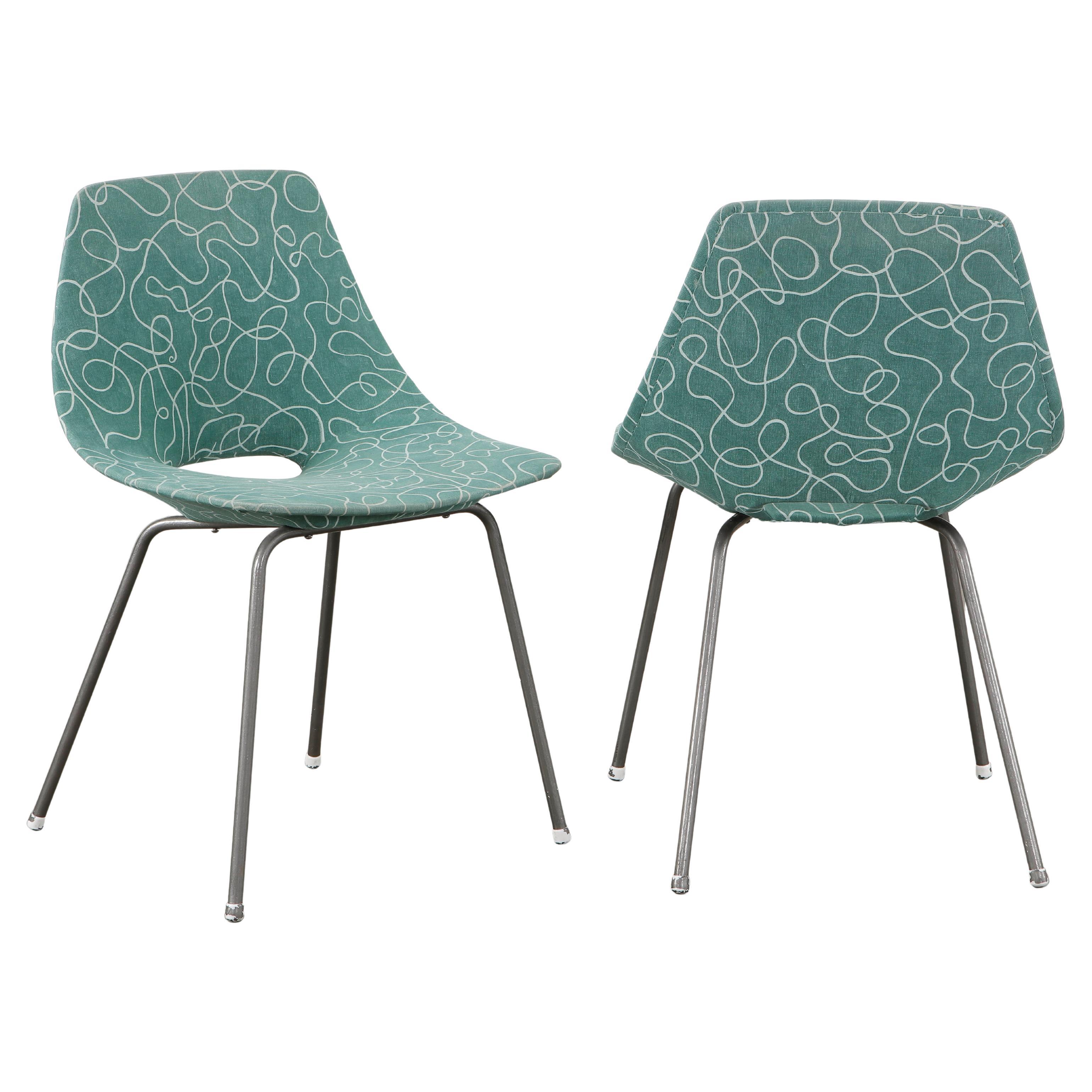 Augusto Bozzi, paire de chaises du milieu du siècle, années 1950 en vente