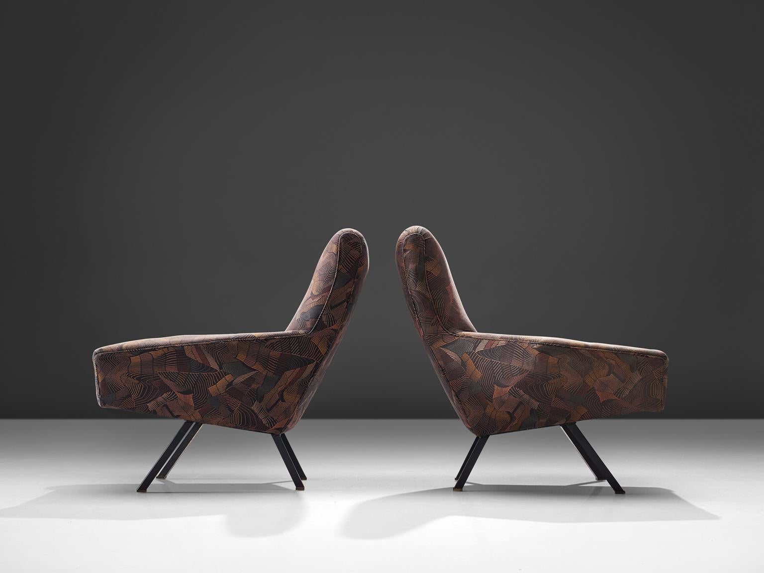 Italian Augusto Magnaghi and Mario Terzaghi Pair of Armchairs