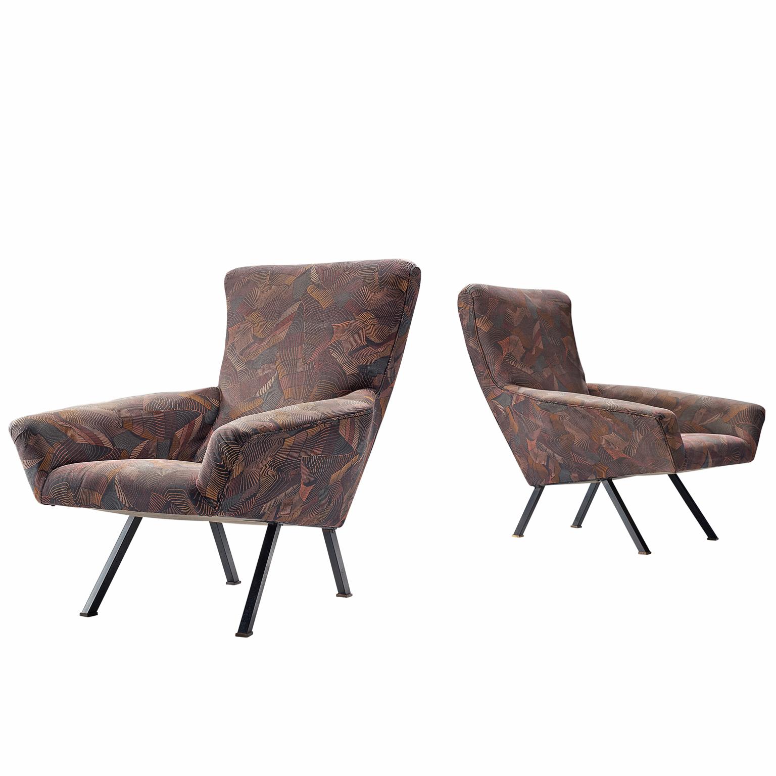 Augusto Magnaghi and Mario Terzaghi Pair of Armchairs