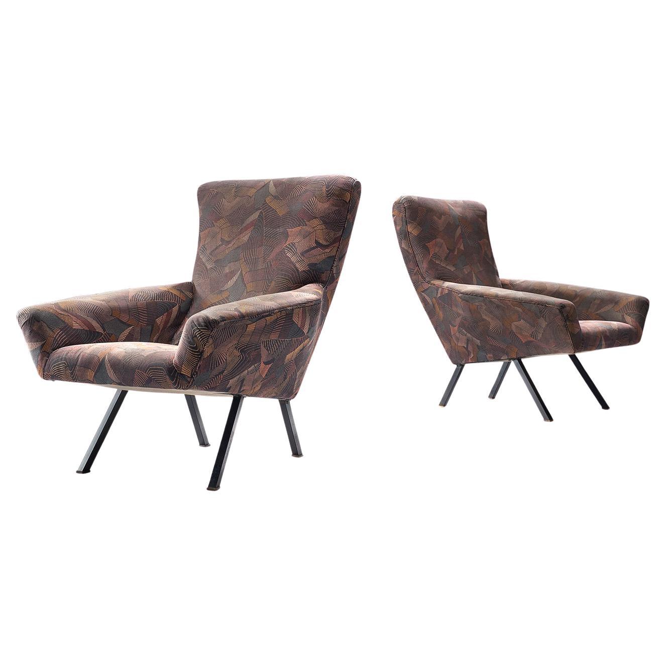1950s Augusto Magnaghi and Mario Terzaghi Pair of Lounge Chairs