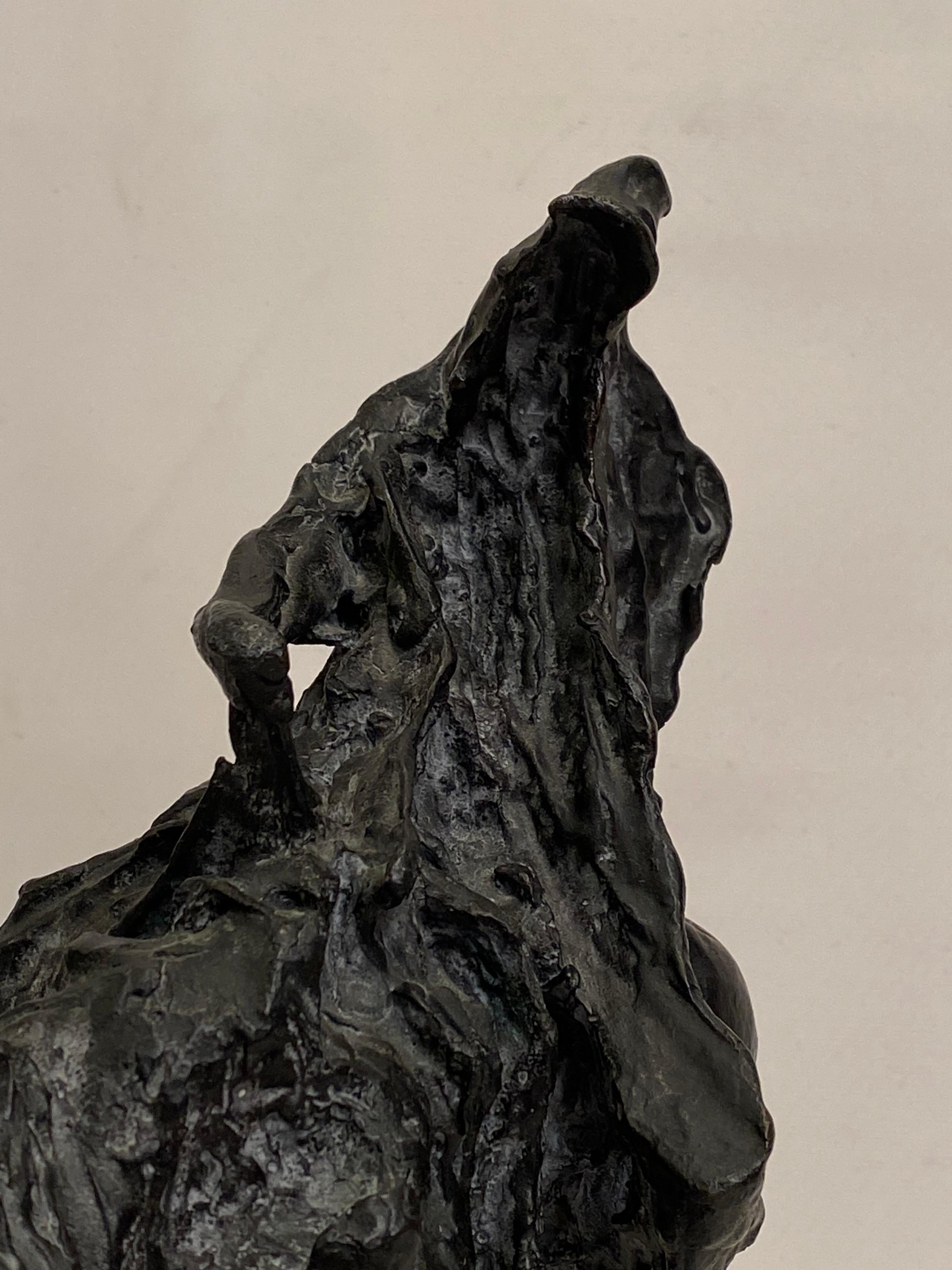 Italian Augusto Murer 'Vinti' Bronze Sculpture, 1978