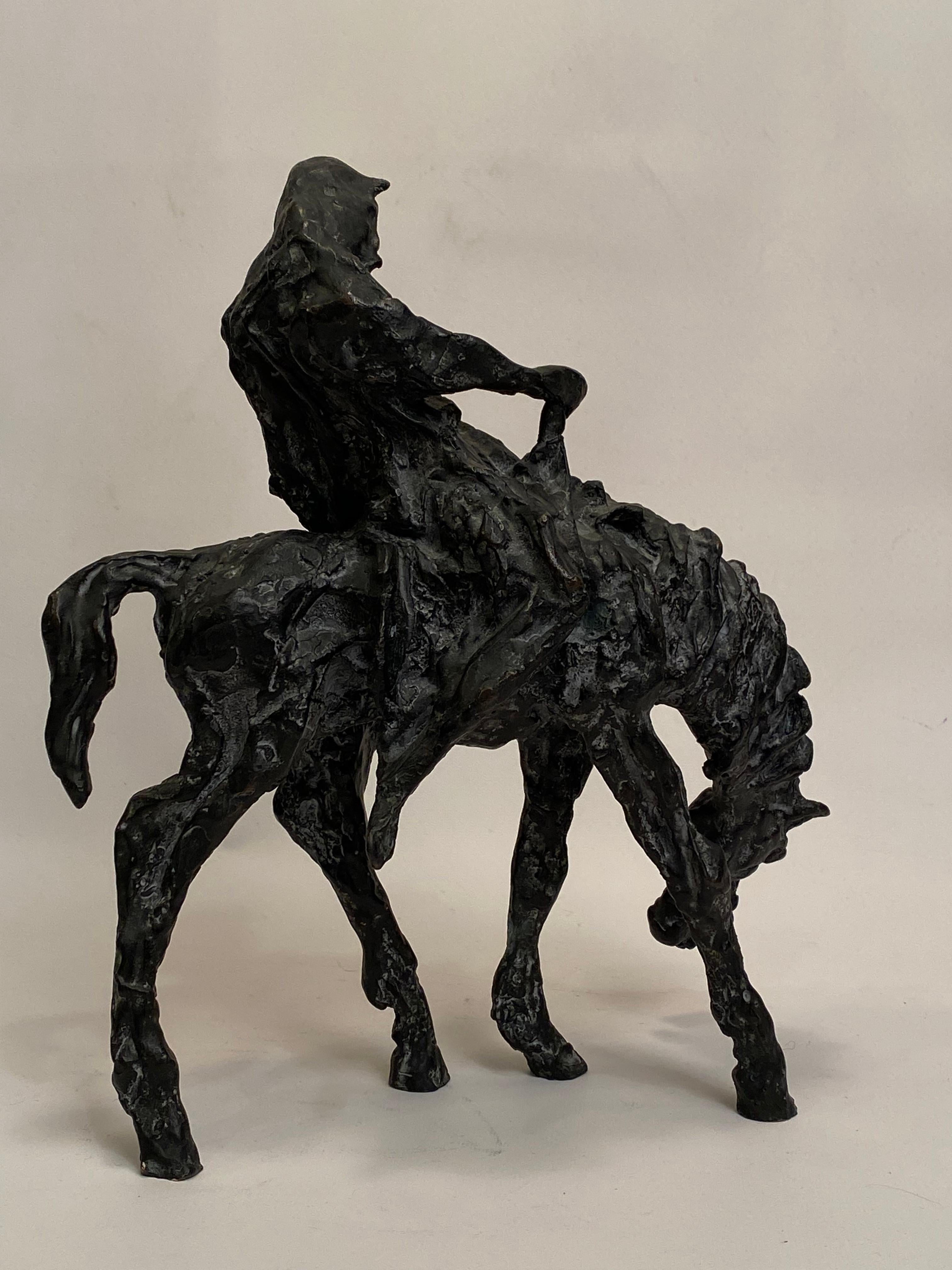 Cast Augusto Murer 'Vinti' Bronze Sculpture, 1978