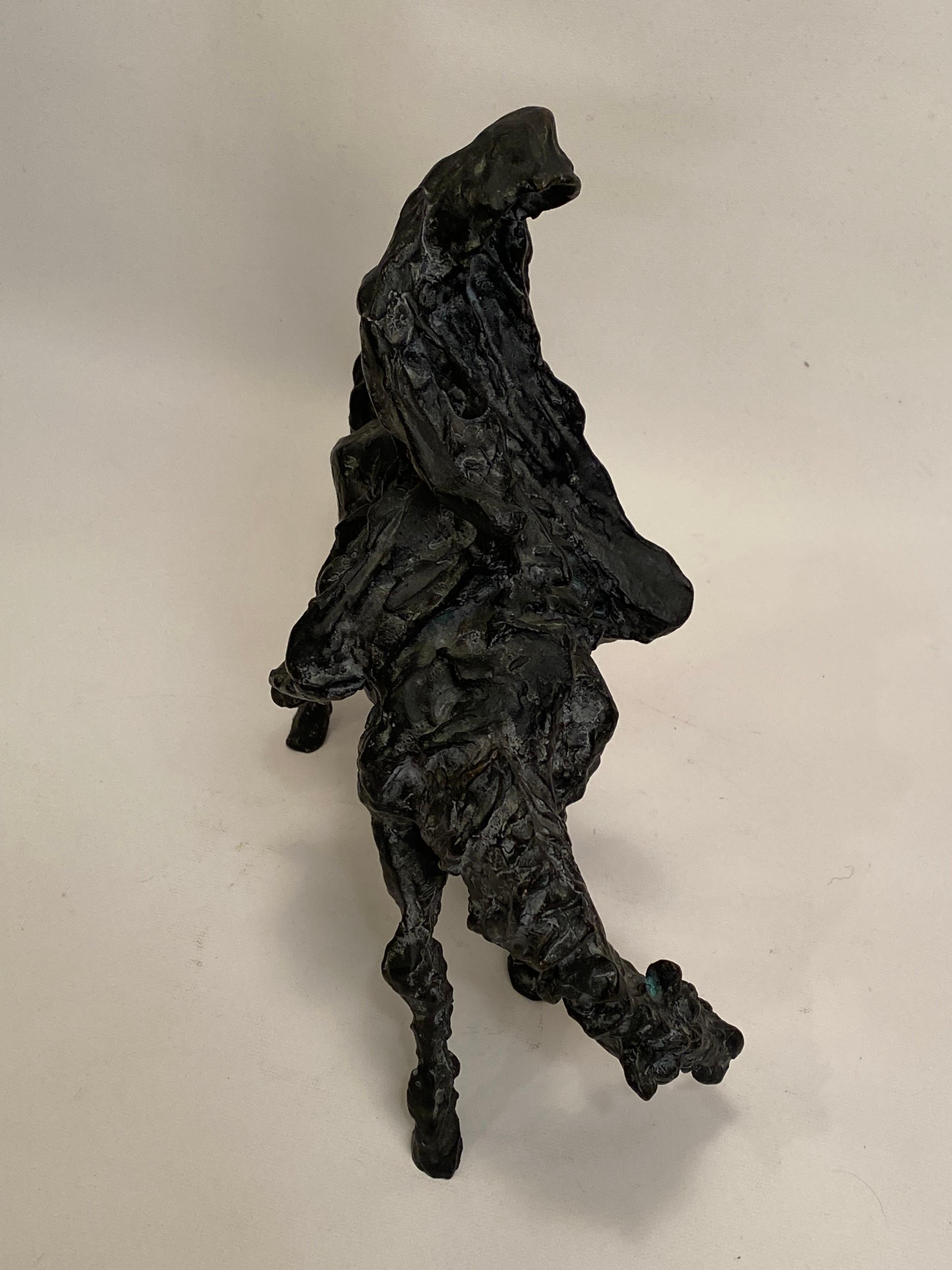Augusto Murer 'Vinti' Bronze Sculpture, 1978 1