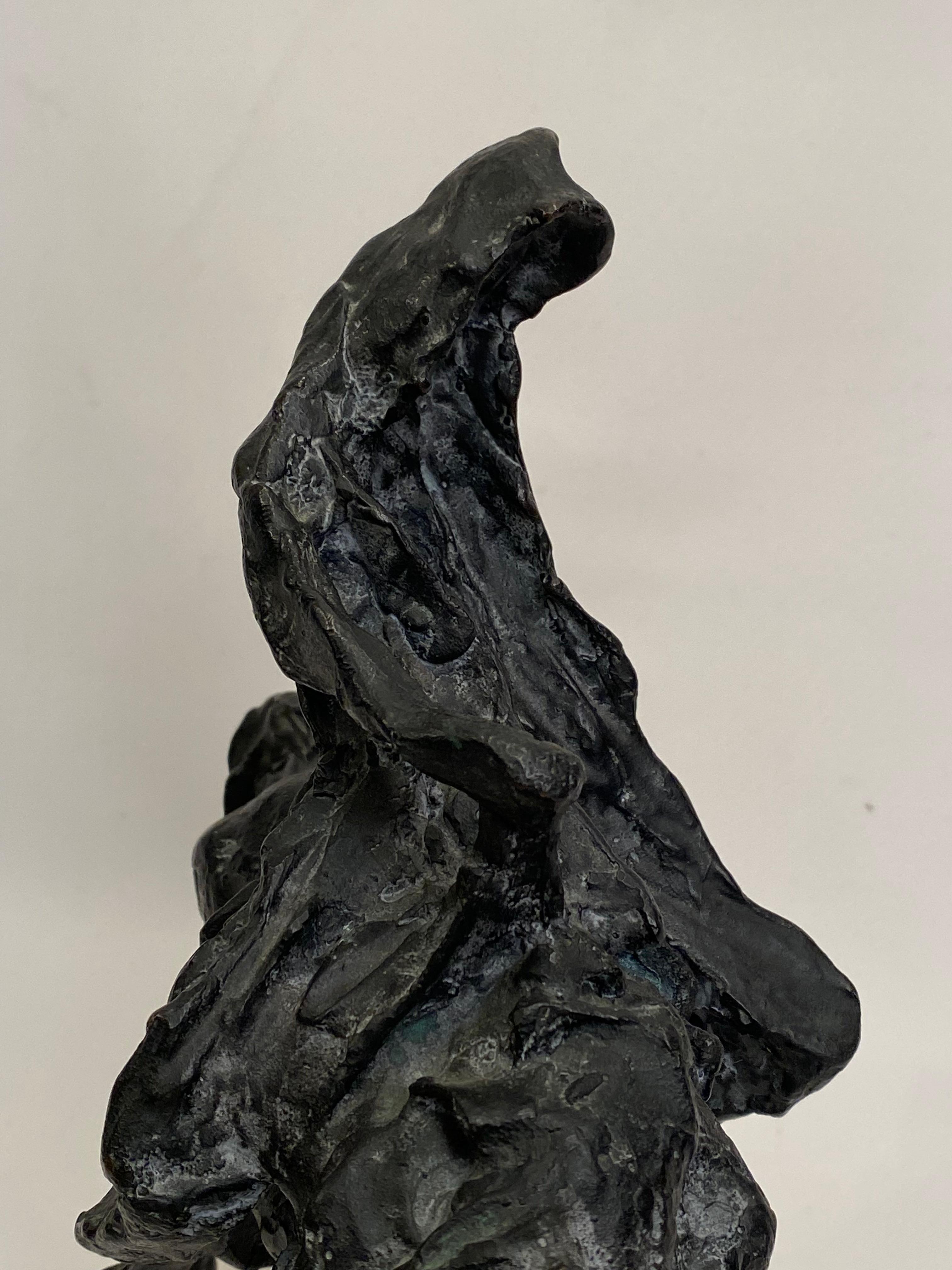 Augusto Murer 'Vinti' Bronze Sculpture, 1978 2