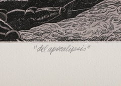 „Del Apocalipsis“, signierte surrealistische Radierung von Augusto Rendon