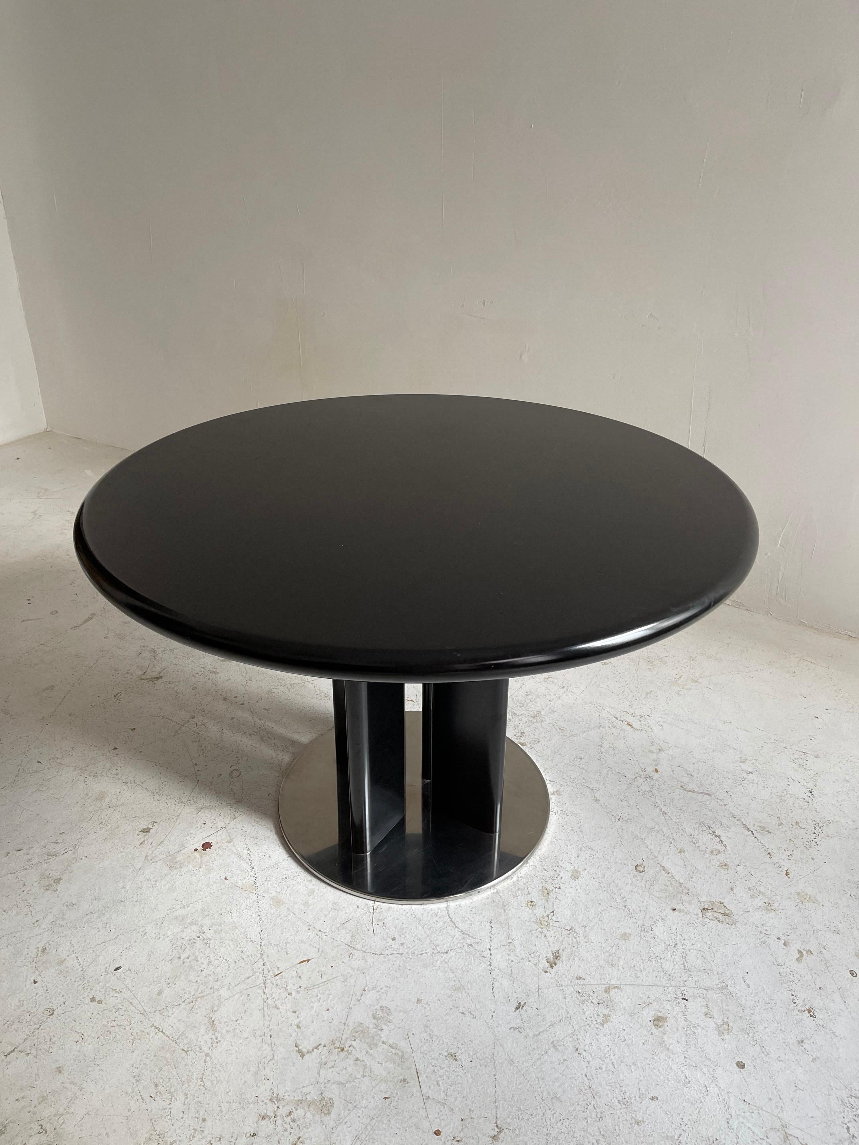 Augusto Savini Dining Table by Pozzi, Italy, 1970s 4