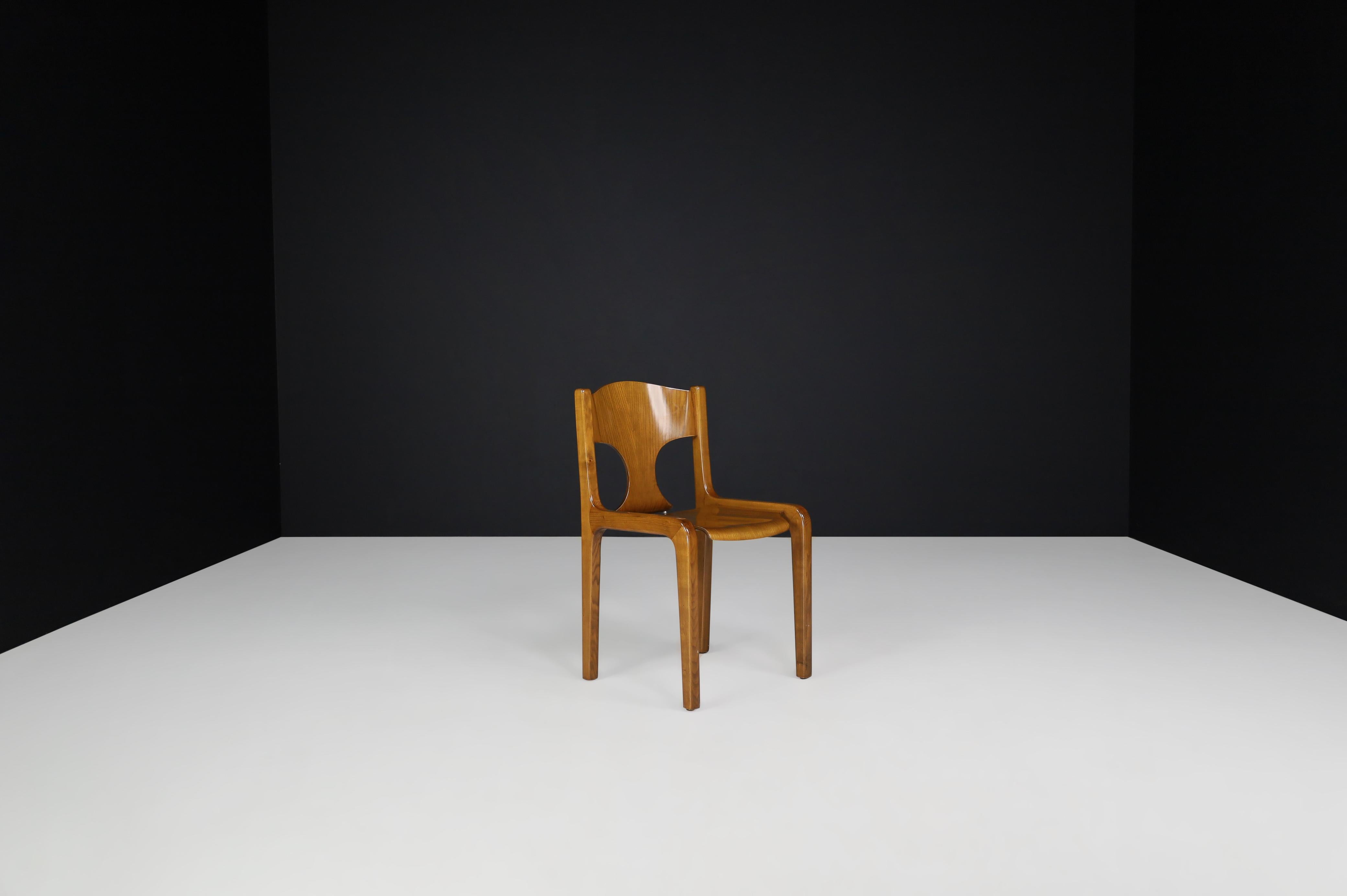 Augusto Savini for Pozzi Dining Room Chairs, Italy 1968.   For Sale 1