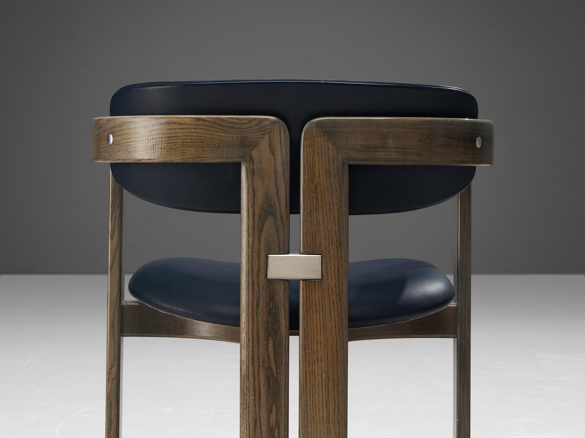 Mid-Century Modern Augusto Savini for Pozzi Pair of 'Pamplona' Dining Chairs
