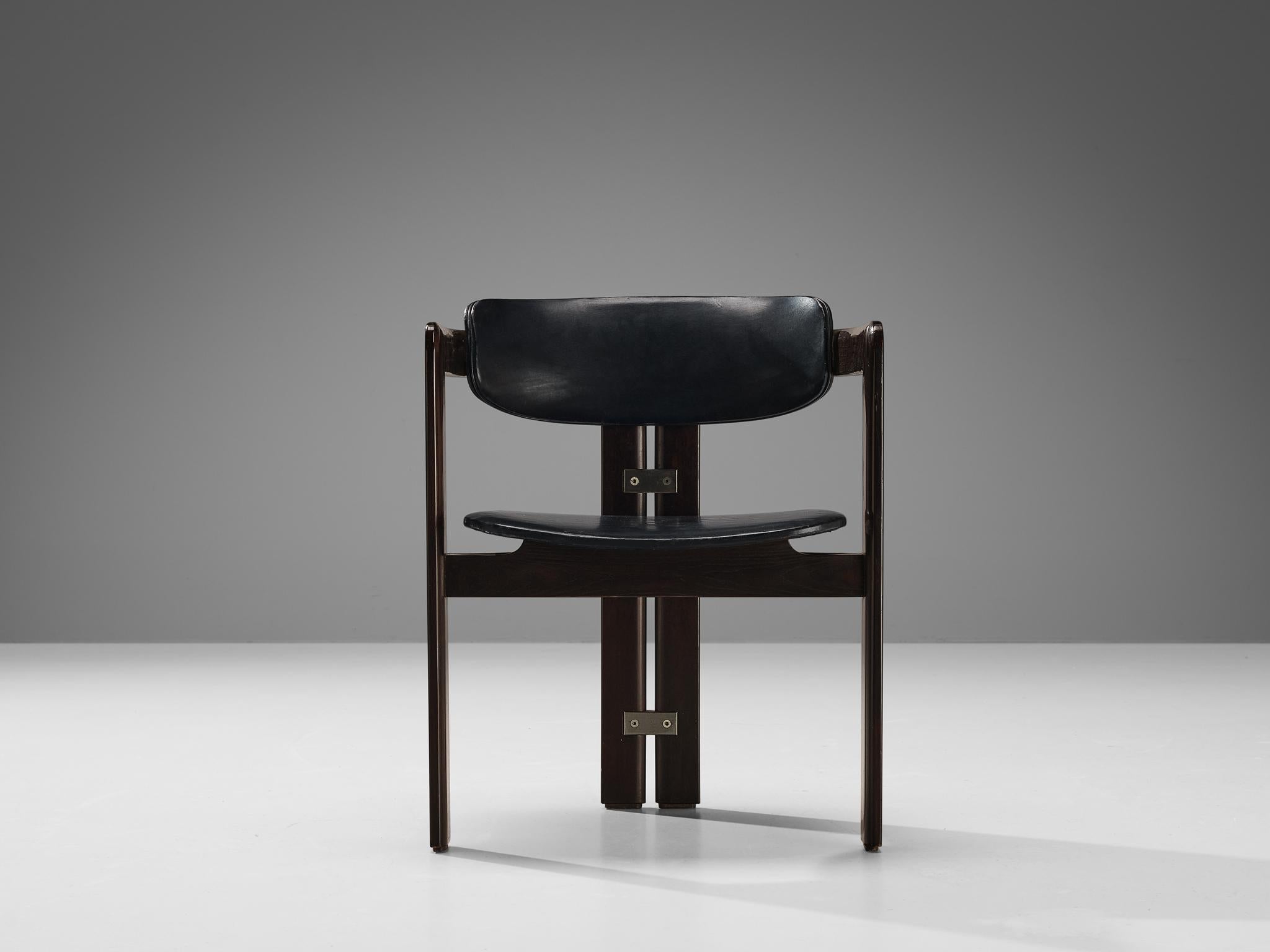 italien Chaise de salle à mangeramplona d'Augusto Savini pour Pozzi  en vente