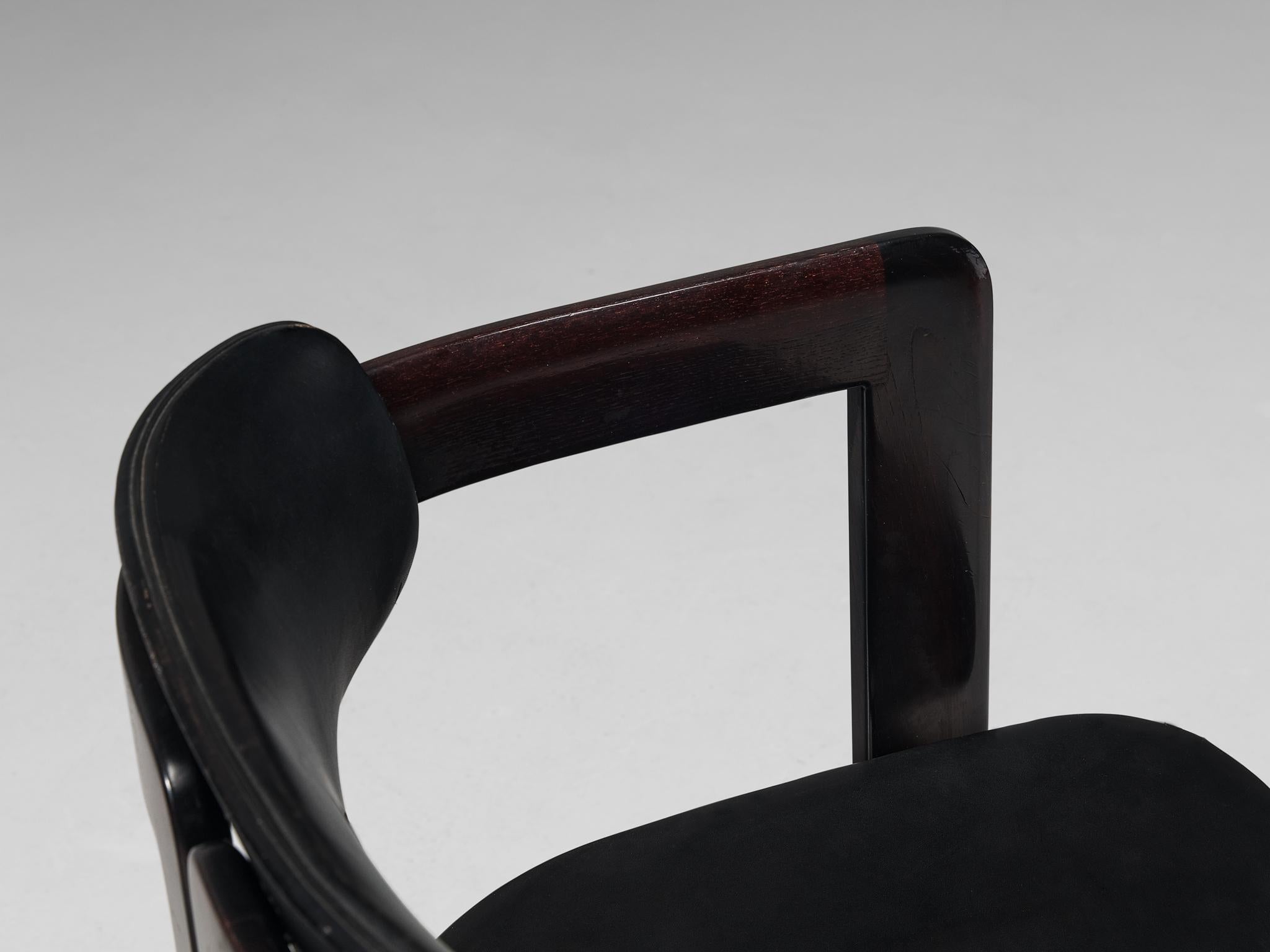 Augusto Savini for Pozzi 'Pamplona' Dining Chair  In Good Condition For Sale In Waalwijk, NL