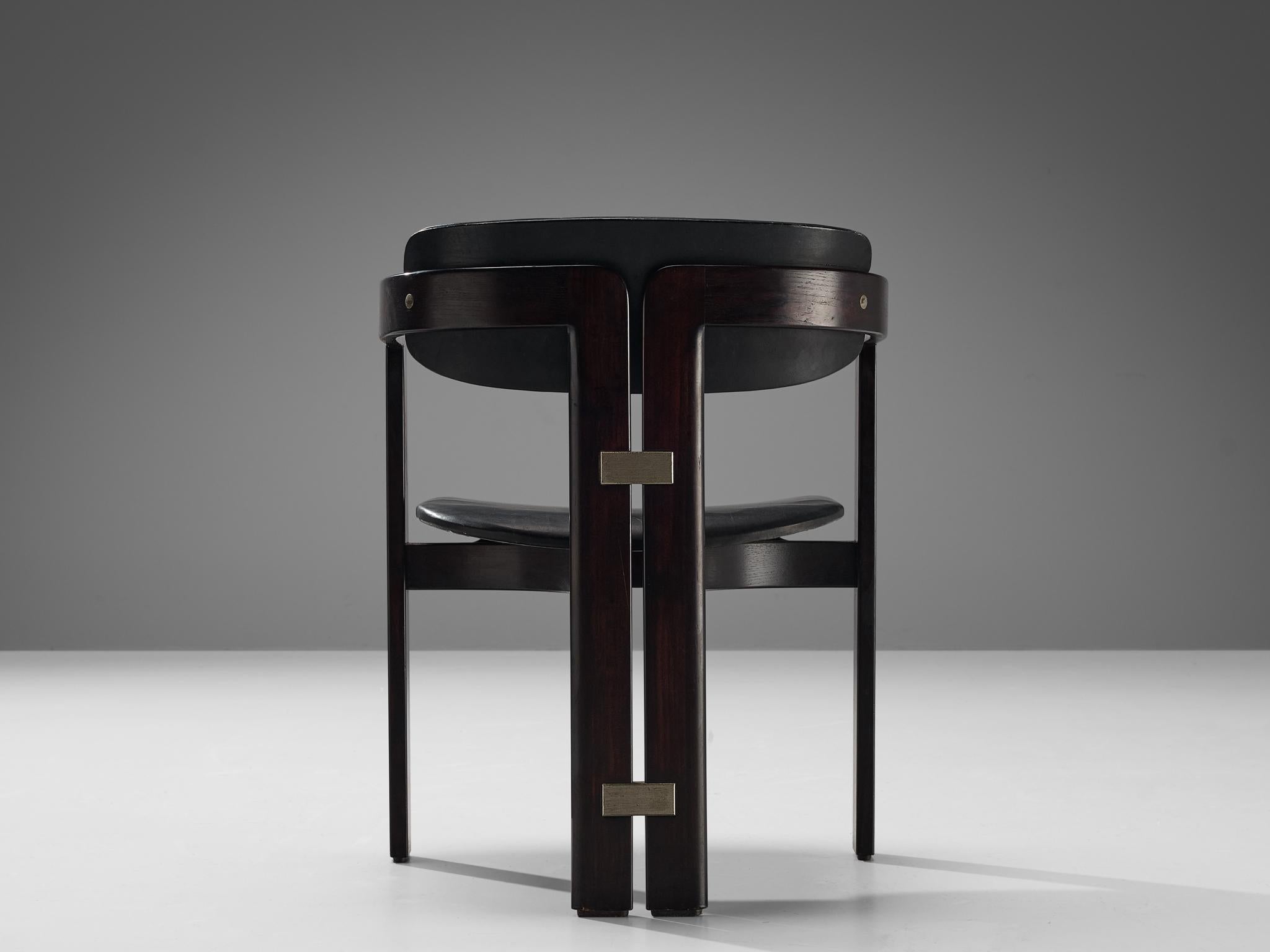 Milieu du XXe siècle Chaise de salle à mangeramplona d'Augusto Savini pour Pozzi  en vente
