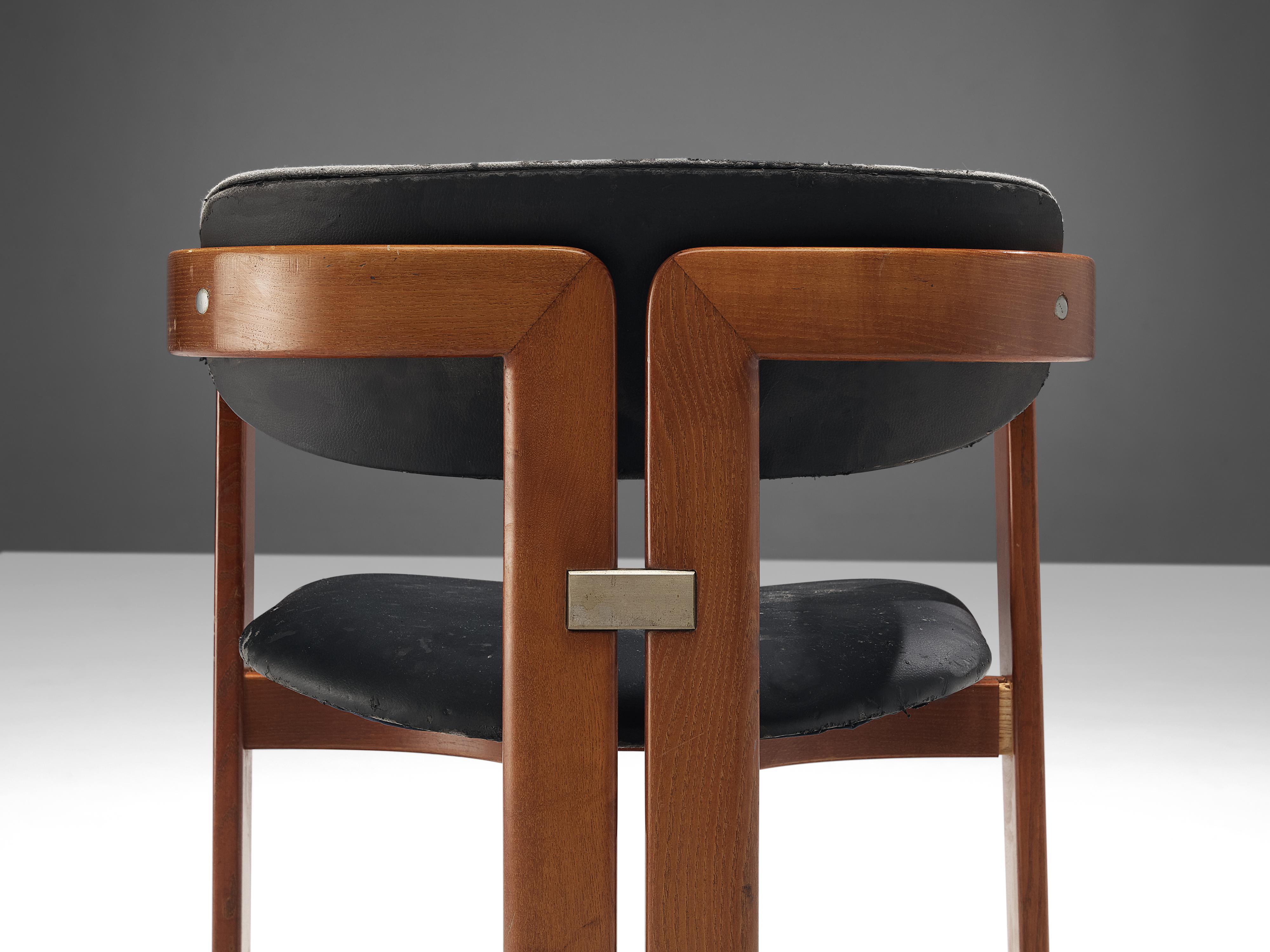 20th Century Augusto Savini for Pozzi ‘Pamplona’ Dining Chair