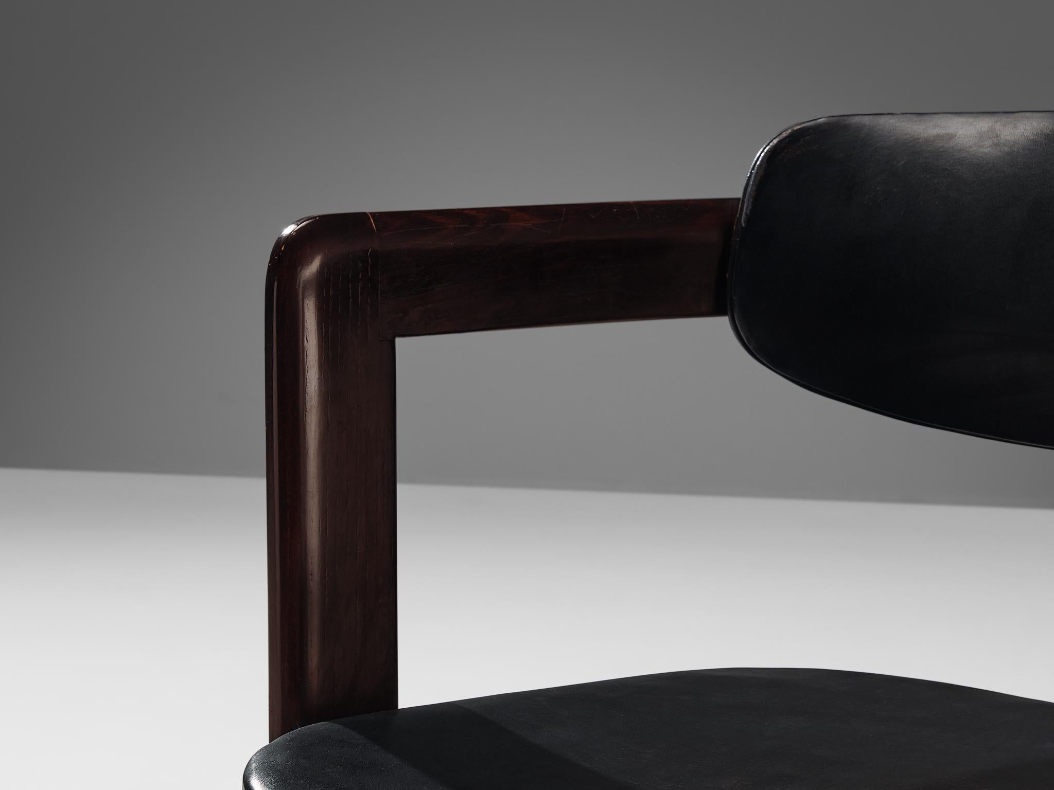 Aluminium Chaise de salle à mangeramplona d'Augusto Savini pour Pozzi  en vente