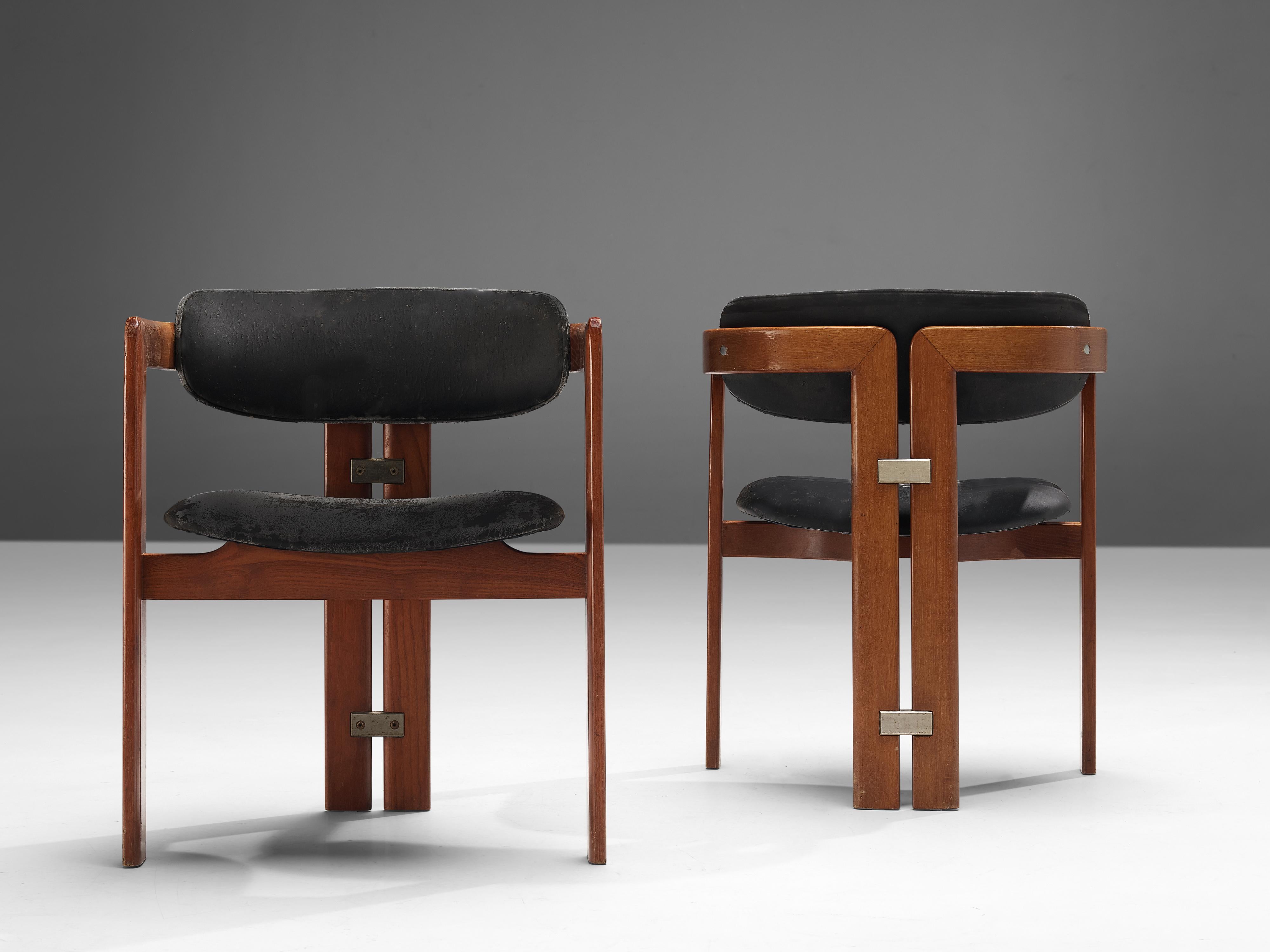 Mid-Century Modern Augusto Savini for Pozzi ‘Pamplona’ Dining Chairs