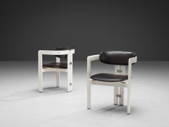 Sedie da pranzo 'Pamplona' di Augusto Savini per Pozzi in frassino