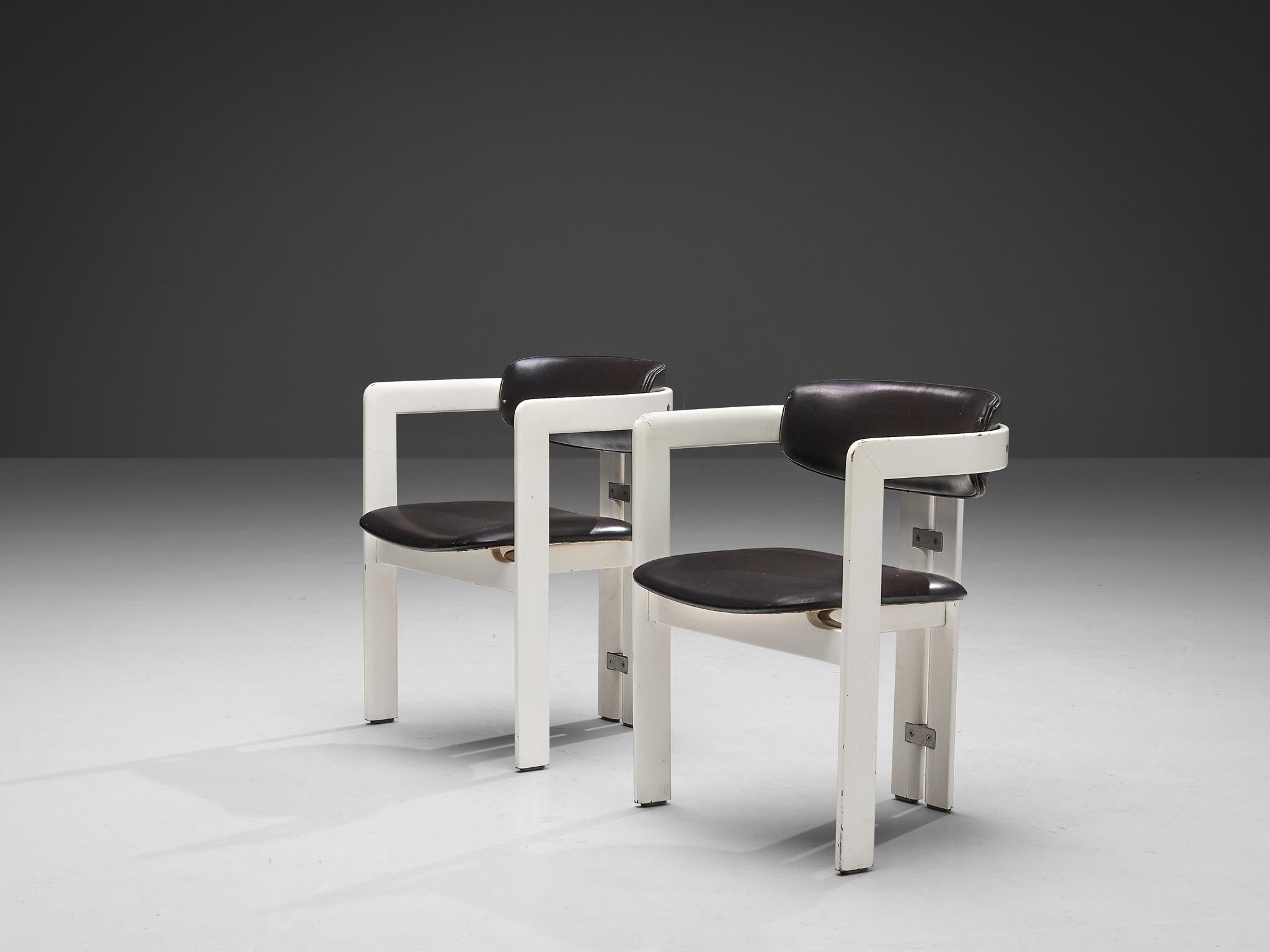 Augusto Savini for Pozzi 'Pamplona' Dining Chairs in Ash 2