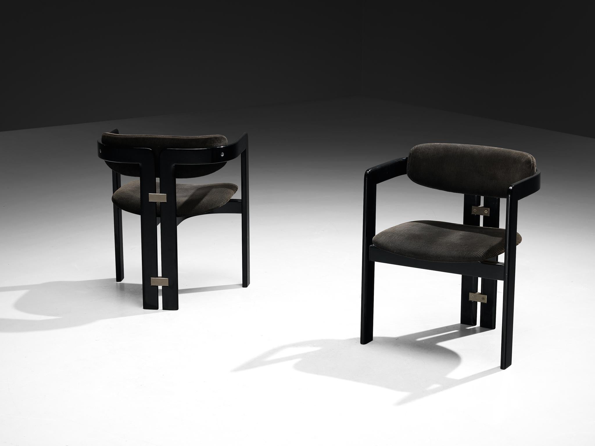 Augusto Savini for Pozzi Set of Four Pamplona Chairs For Sale 4