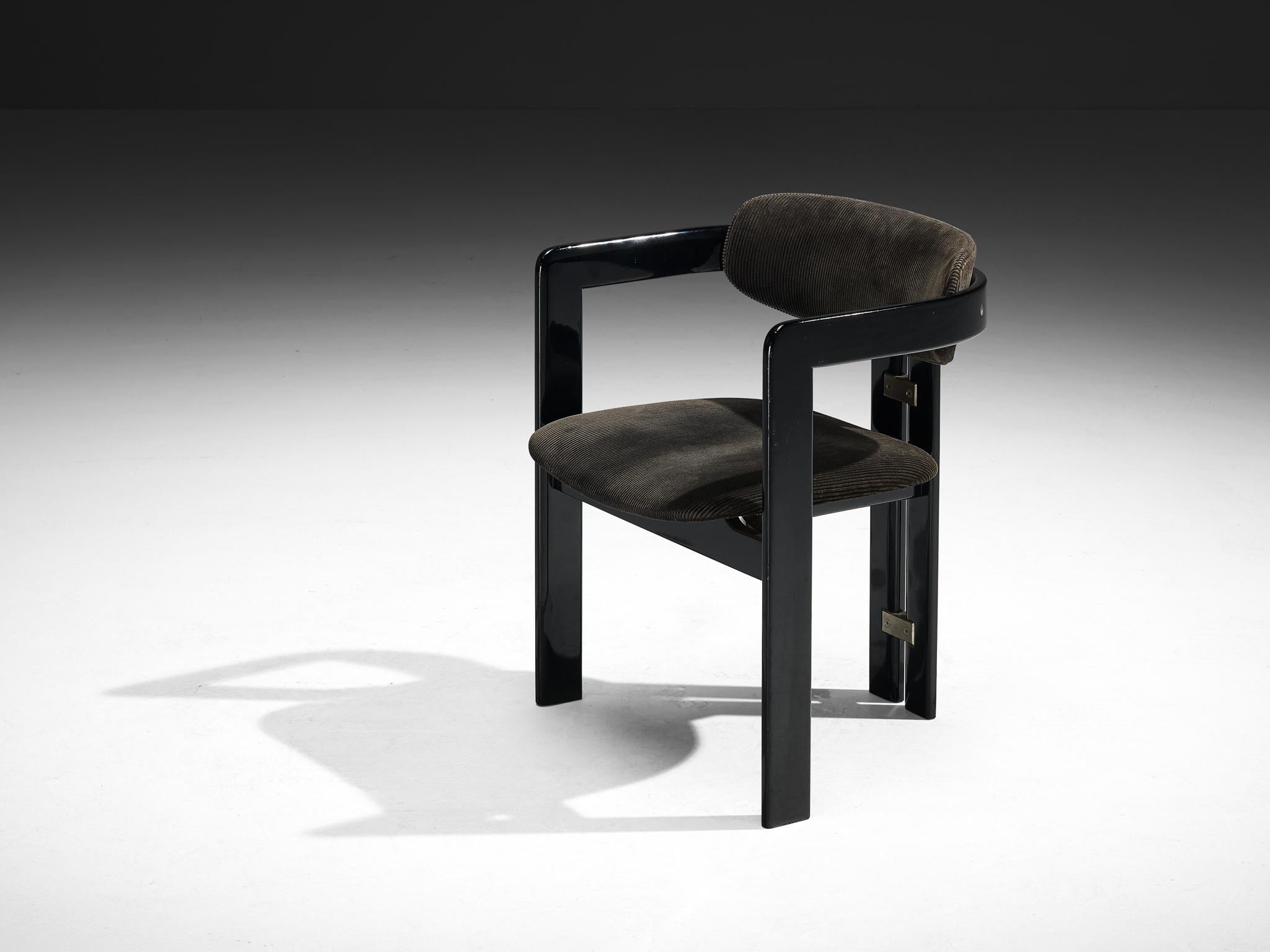 Augusto Savini for Pozzi Set of Four Pamplona Chairs For Sale 2