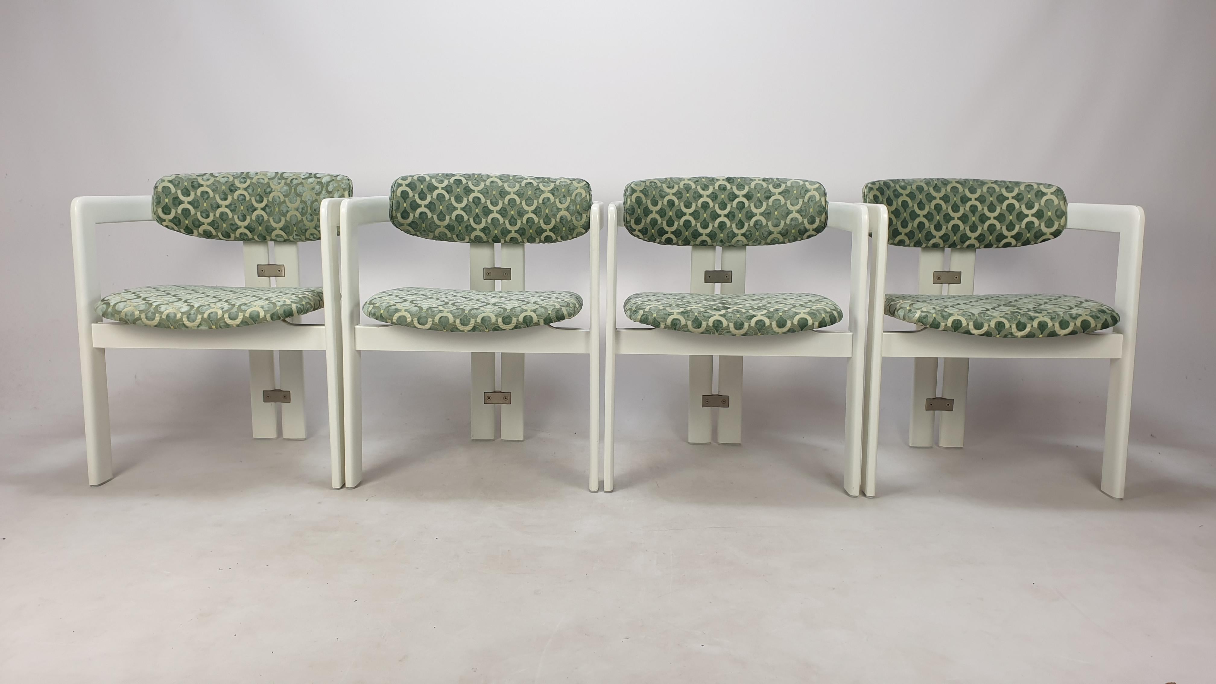 Augusto Savini for Pozzi Set of Four 'Pamplona' Chairs, Italy 1970's For Sale 13