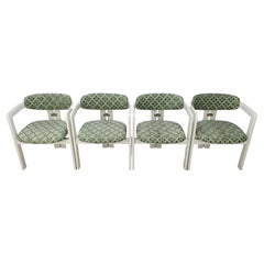 Augusto Savini for Pozzi Set of Four 'Pamplona' Chairs, Italy 1970's
