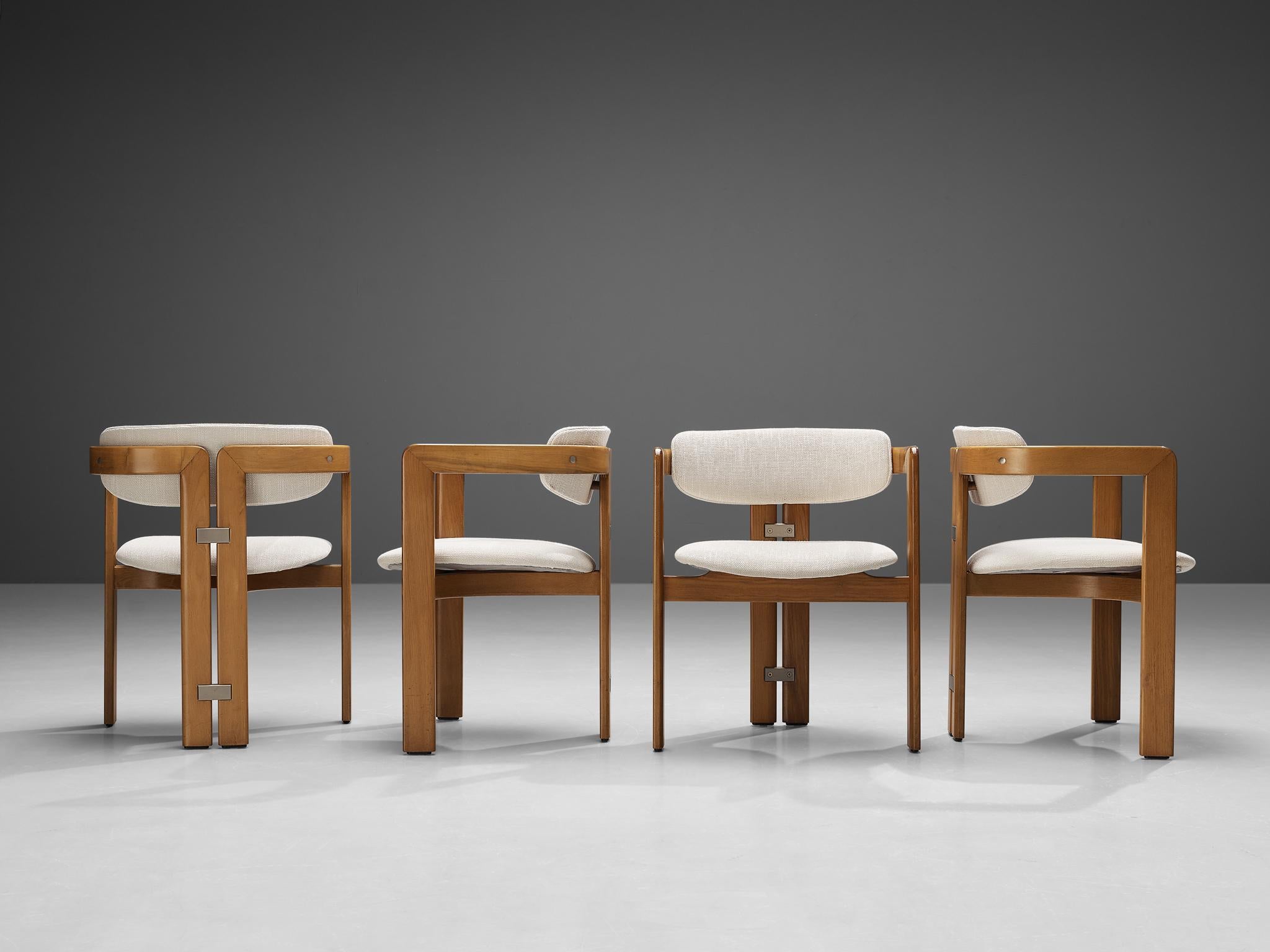 Italian Augusto Savini for Pozzi Set of Four ‘Pamplona’ Dining Chairs
