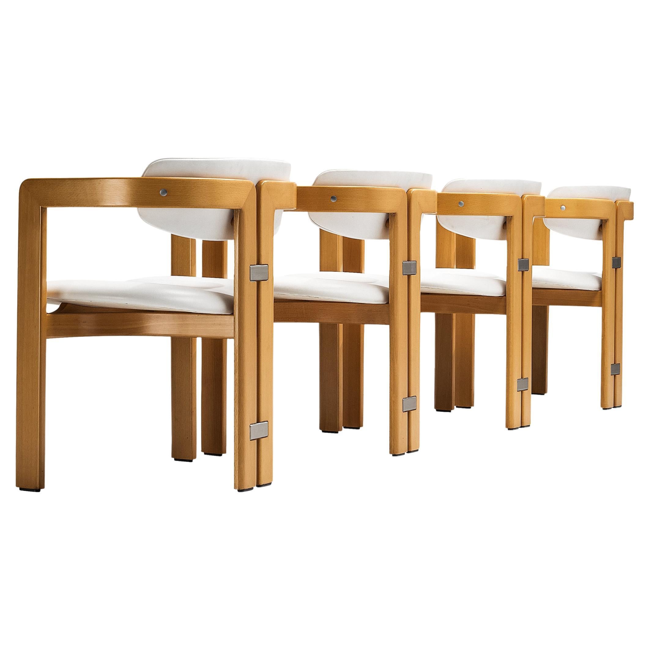 Augusto Savini for Pozzi Set of Four 'Pamplona' Dining Chairs