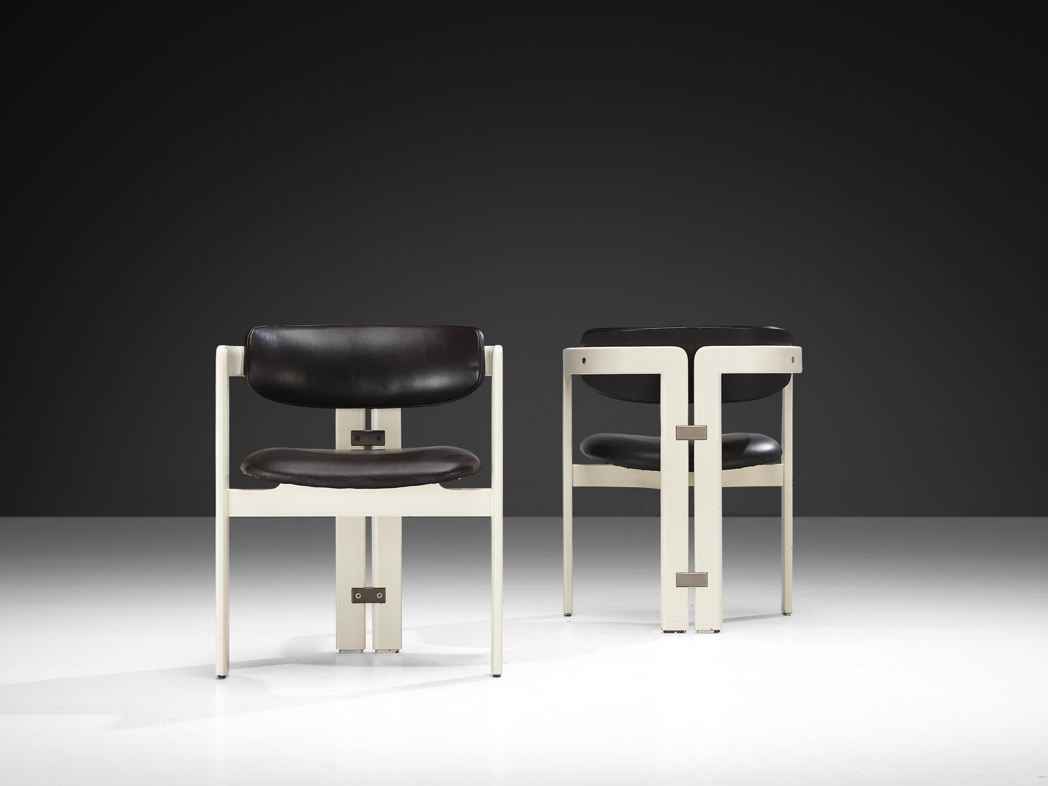 Mid-Century Modern Augusto Savini for Pozzi Set of Fourteen 'Pamplona' Dining Chairs