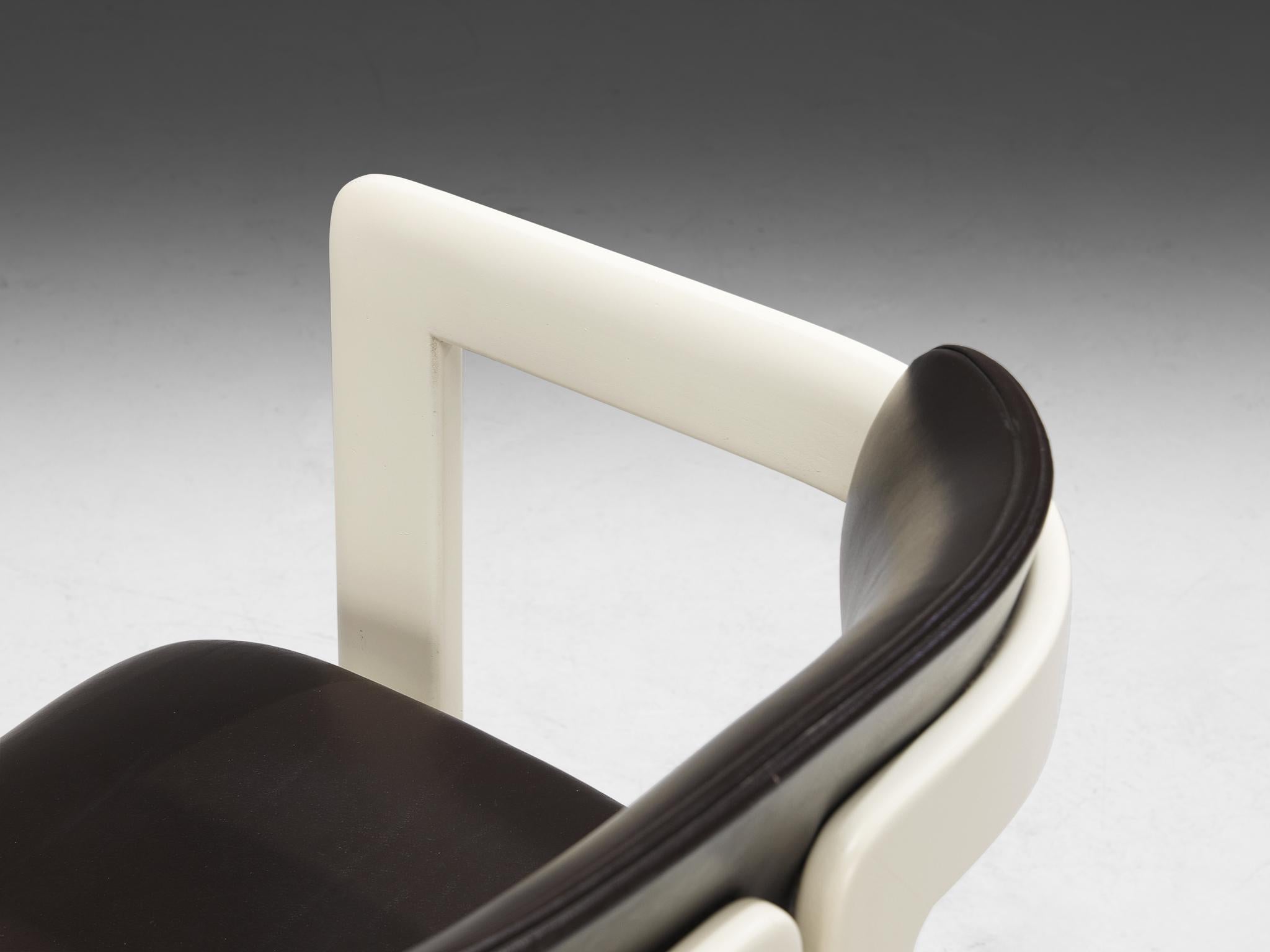 Italian Augusto Savini for Pozzi Set of Fourteen 'Pamplona' Dining Chairs