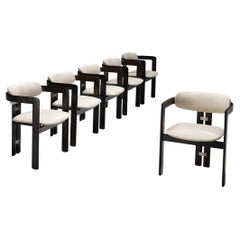 Augusto Savini for Pozzi Set of Six 'Pamplona' Dining Chairs