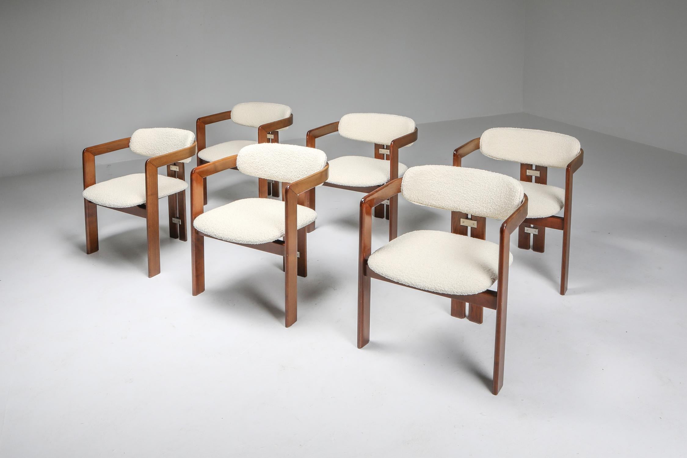 Augusto Savini 'Pamplona' Armchairs, Set of Six In Excellent Condition In Antwerp, BE