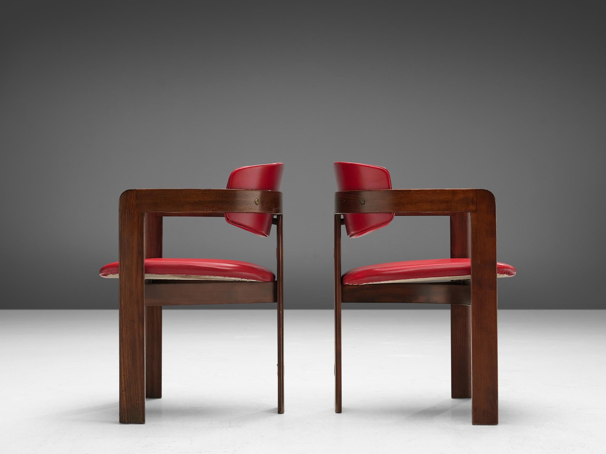 Lacquered Augusto Savini 'Pamplona' Chairs