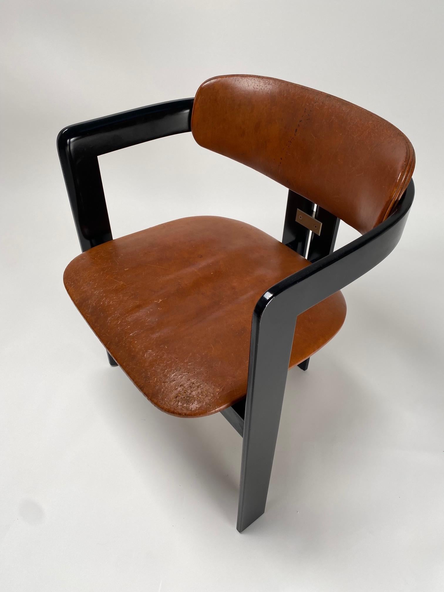 Augusto Savini Pamplona-Stühle, 6er-Set Pozzi, Italien, 1965 im Angebot 3