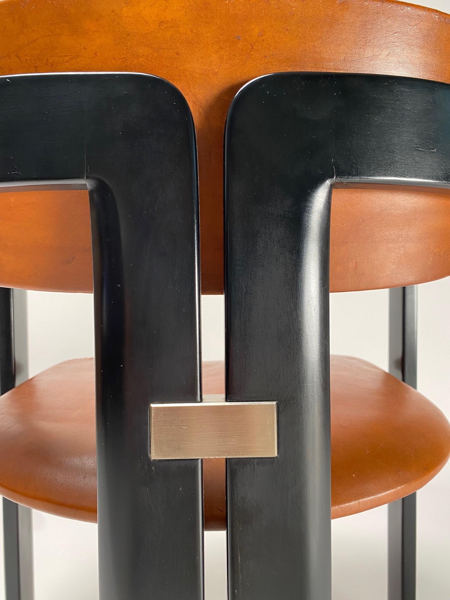 Italian Augusto Savini Pamplona Chairs Set of 6 Pozzi Italy, 1965 For Sale