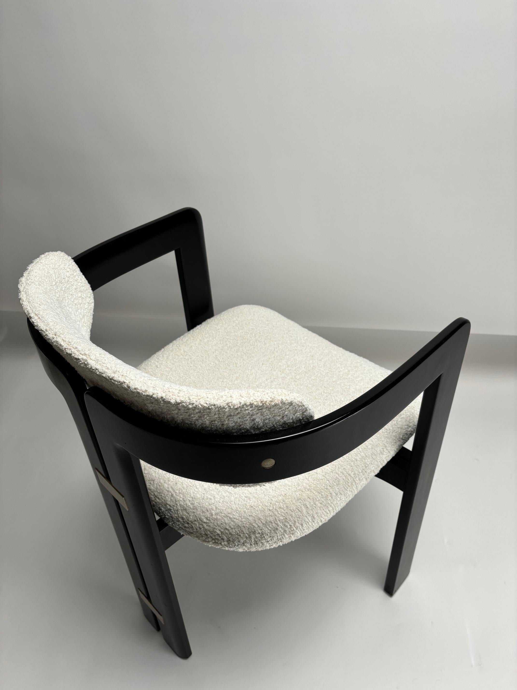 Augusto Savini Chaises Pamplona Ensemble de 7 Pozzi Italie, 1965 en vente 1