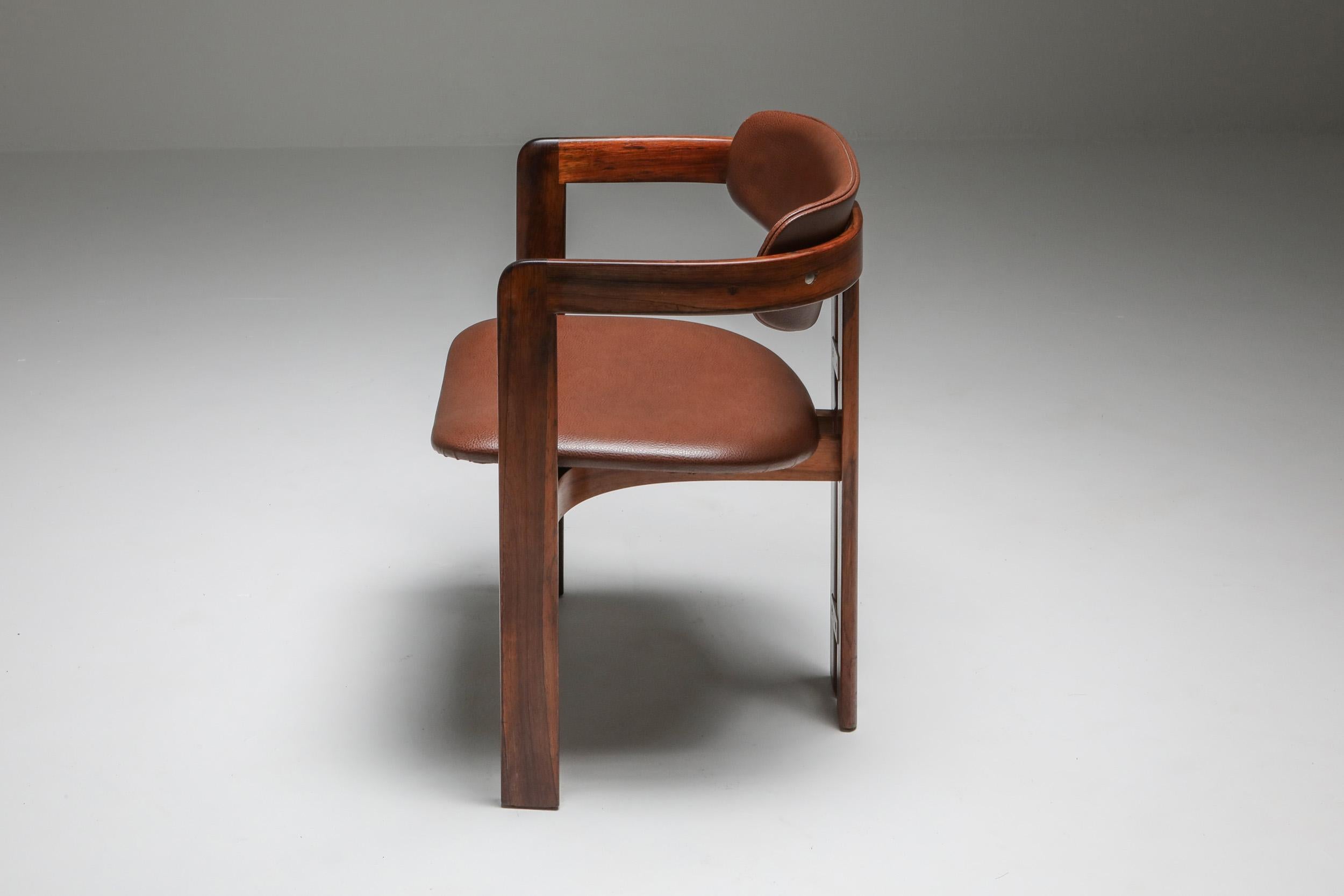 Mid-20th Century Augusto Savini 'Pamplona' Chairs, Set of Six