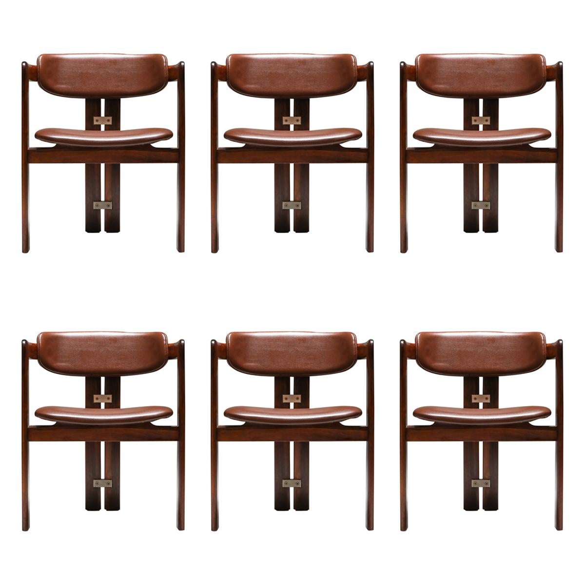 Augusto Savini 'Pamplona' Chairs, Set of Six
