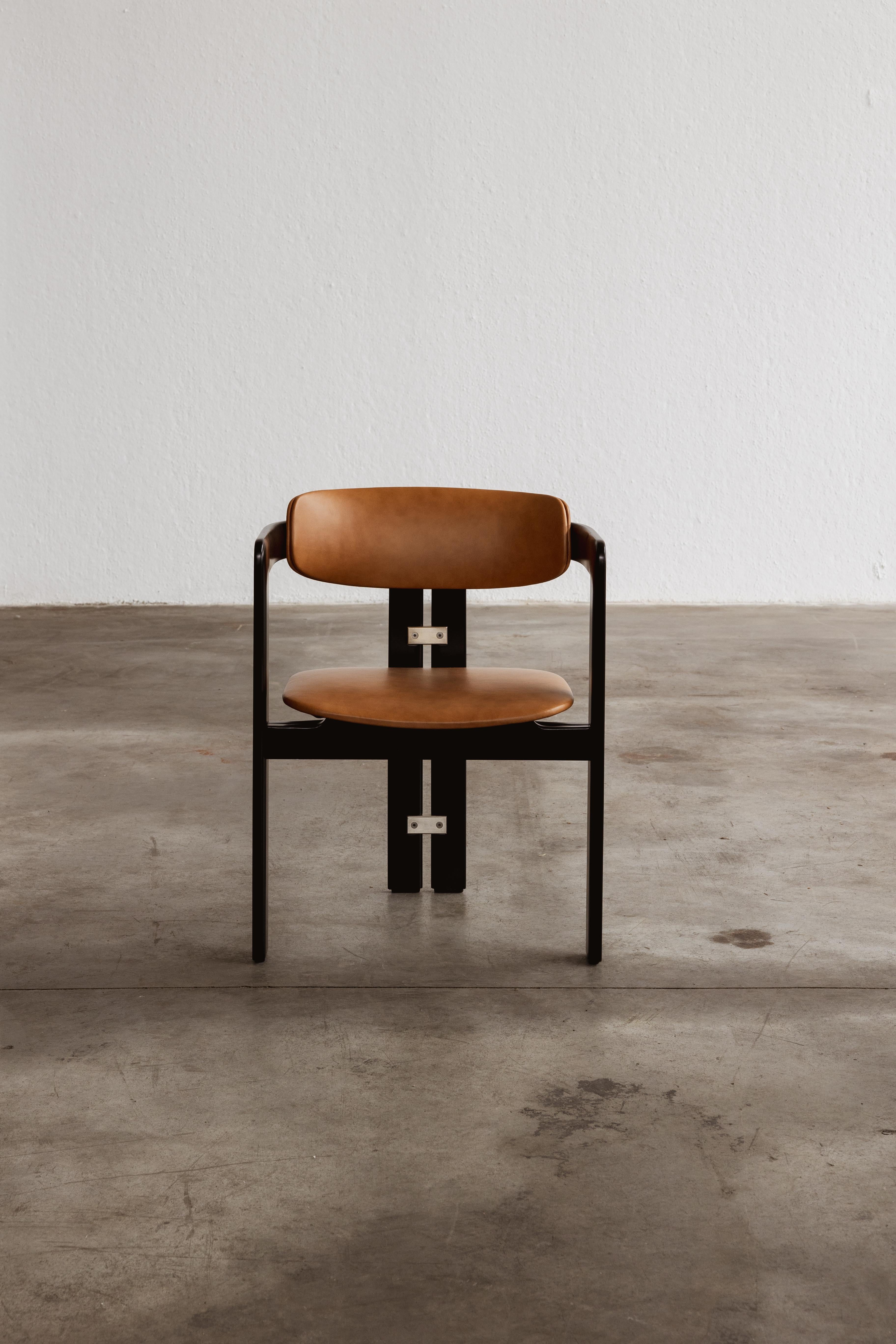 Italian Augusto Savini “Pamplona” Dining Chair for Pozzi, 1965 For Sale