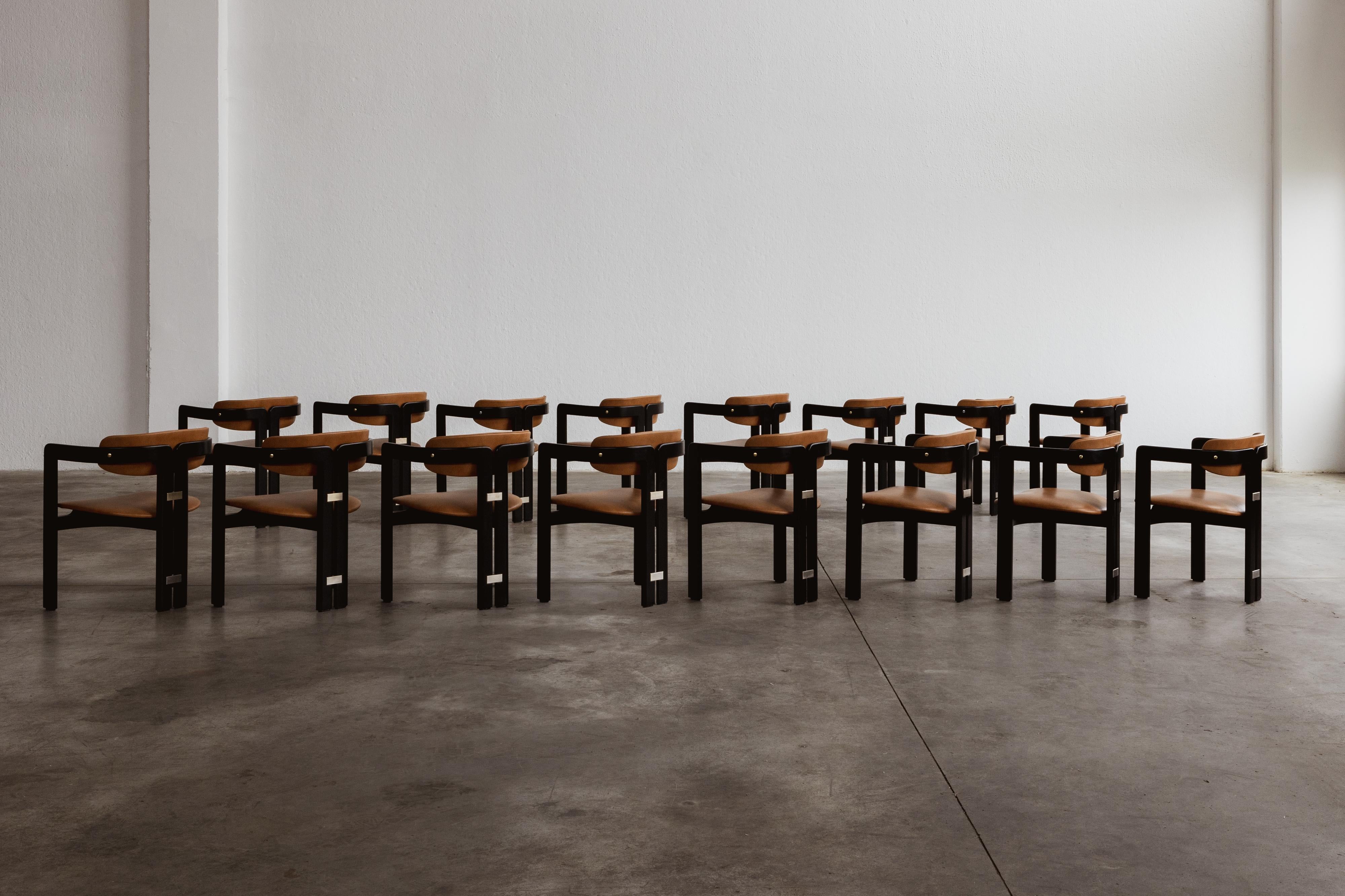 Augusto Savini “Pamplona” Dining Chairs for Pozzi, 1965, Set of 16 For Sale 5