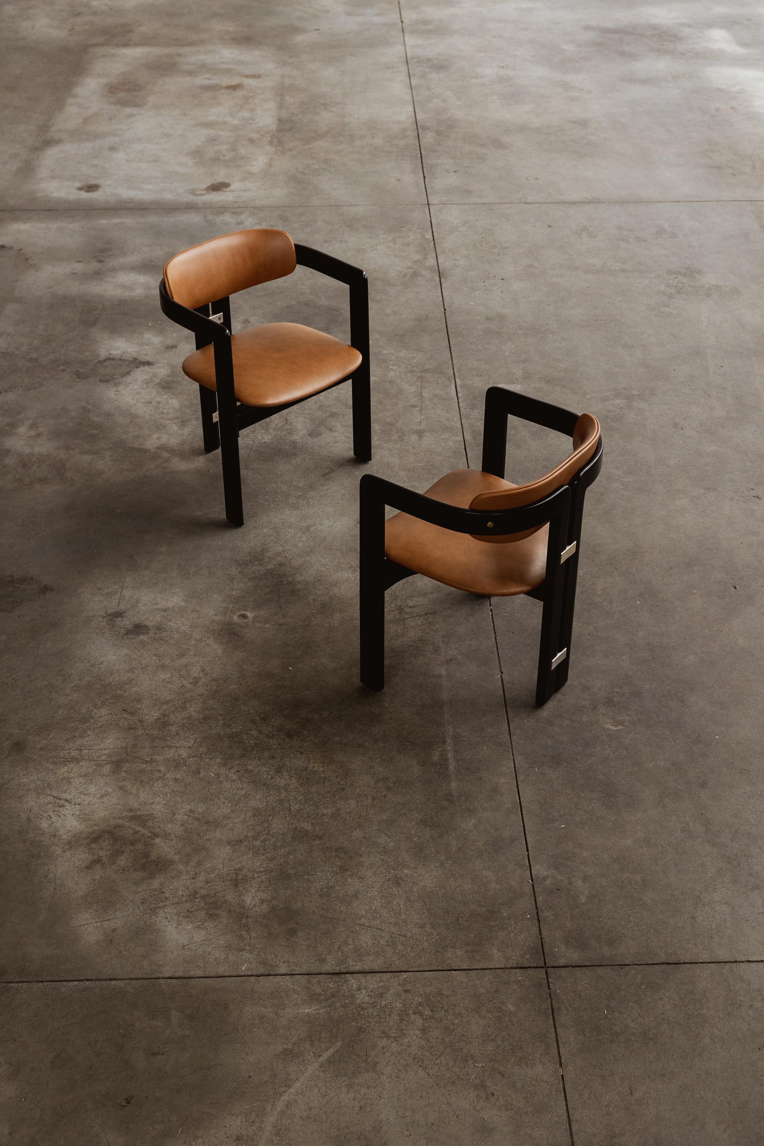 Augusto Savini “Pamplona” Dining Chairs for Pozzi, 1965, Set of 2 For Sale 5