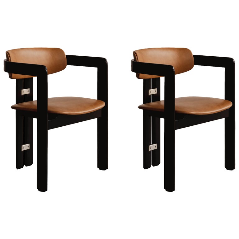 Augusto Savini “Pamplona” Dining Chairs for Pozzi, 1965, Set of