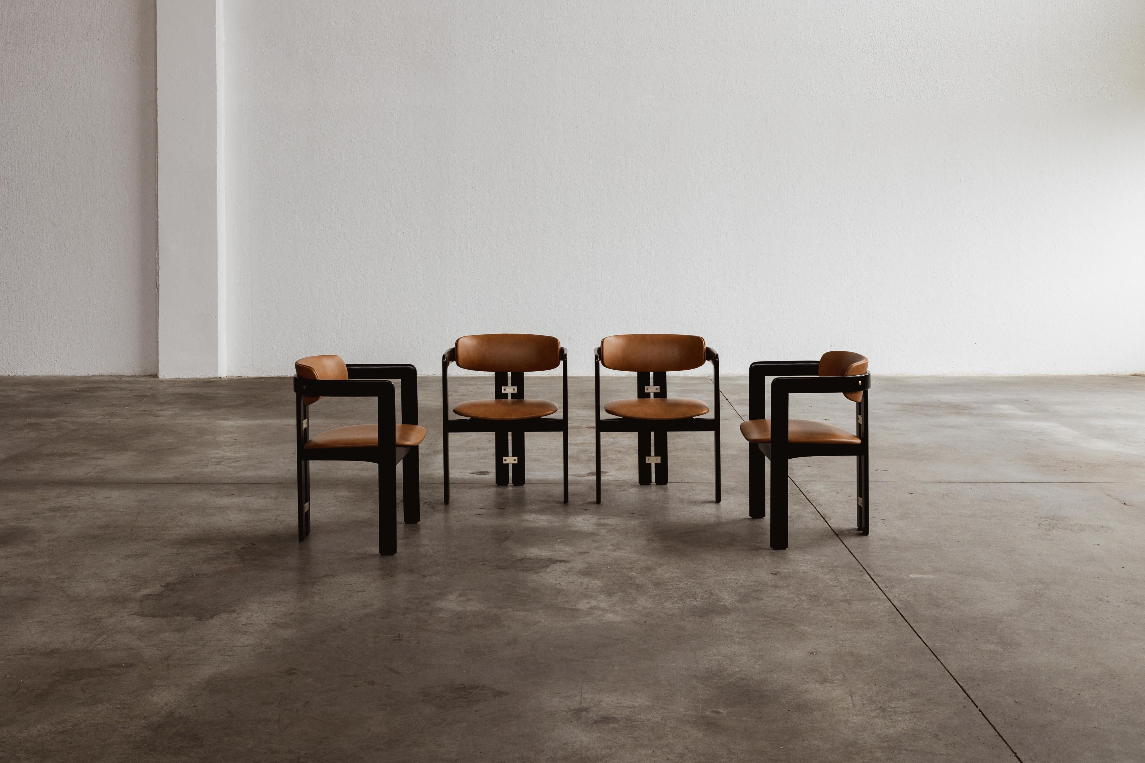 Augusto Savini “Pamplona” Dining Chairs for Pozzi, 1965, Set of 4 For Sale 5