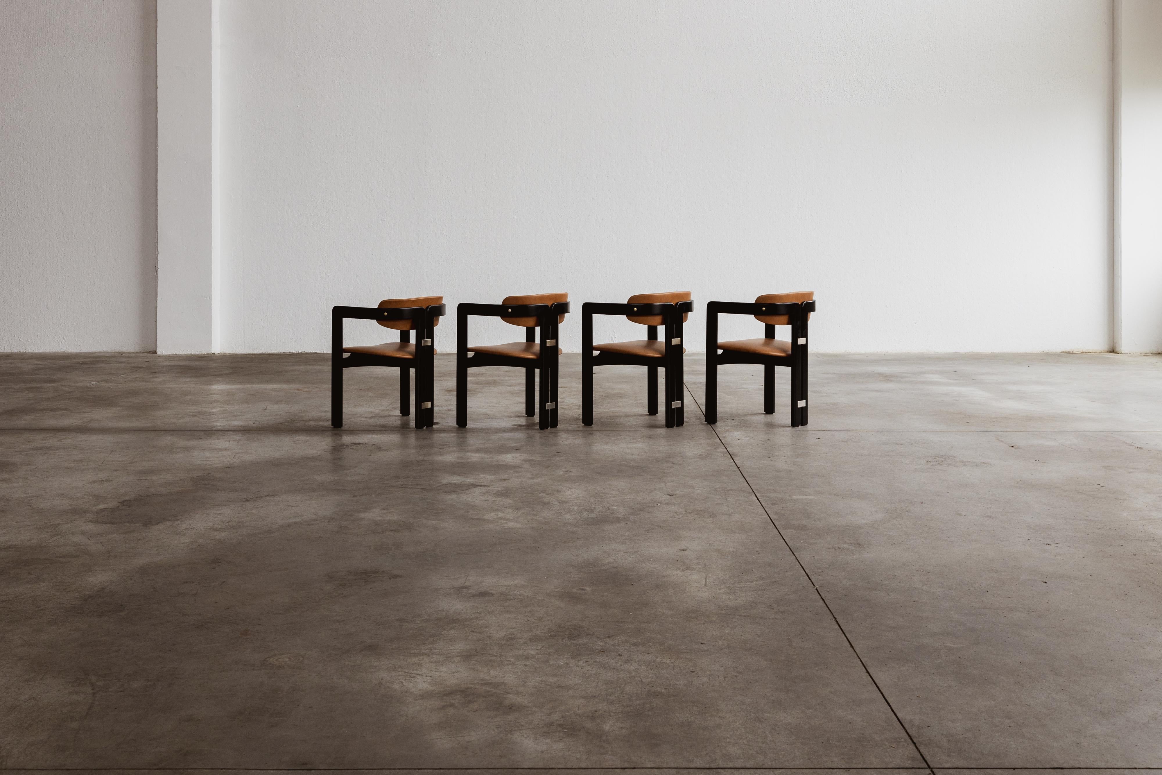 Augusto Savini “Pamplona” Dining Chairs for Pozzi, 1965, Set of 4 For Sale 2