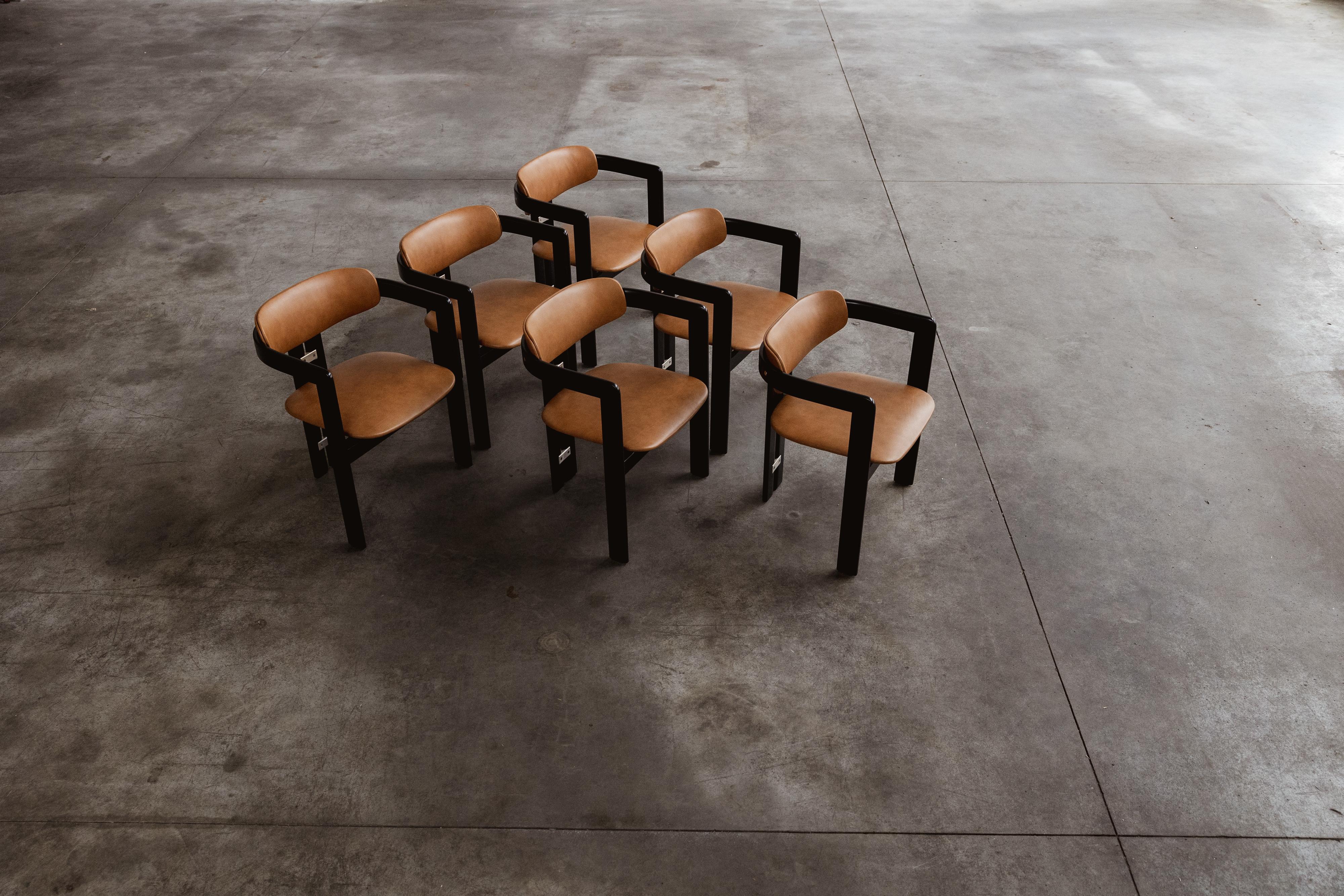 Mid-Century moderno Sedie da pranzo Augusto Savini 