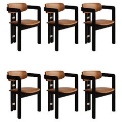 Augusto Savini “Pamplona” Dining Chairs for Pozzi, 1965, Set of 6