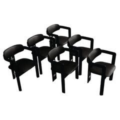 Augusto Savini Pamplona Esszimmerstühle für Pozzi, 1965, 6er-Set, Set