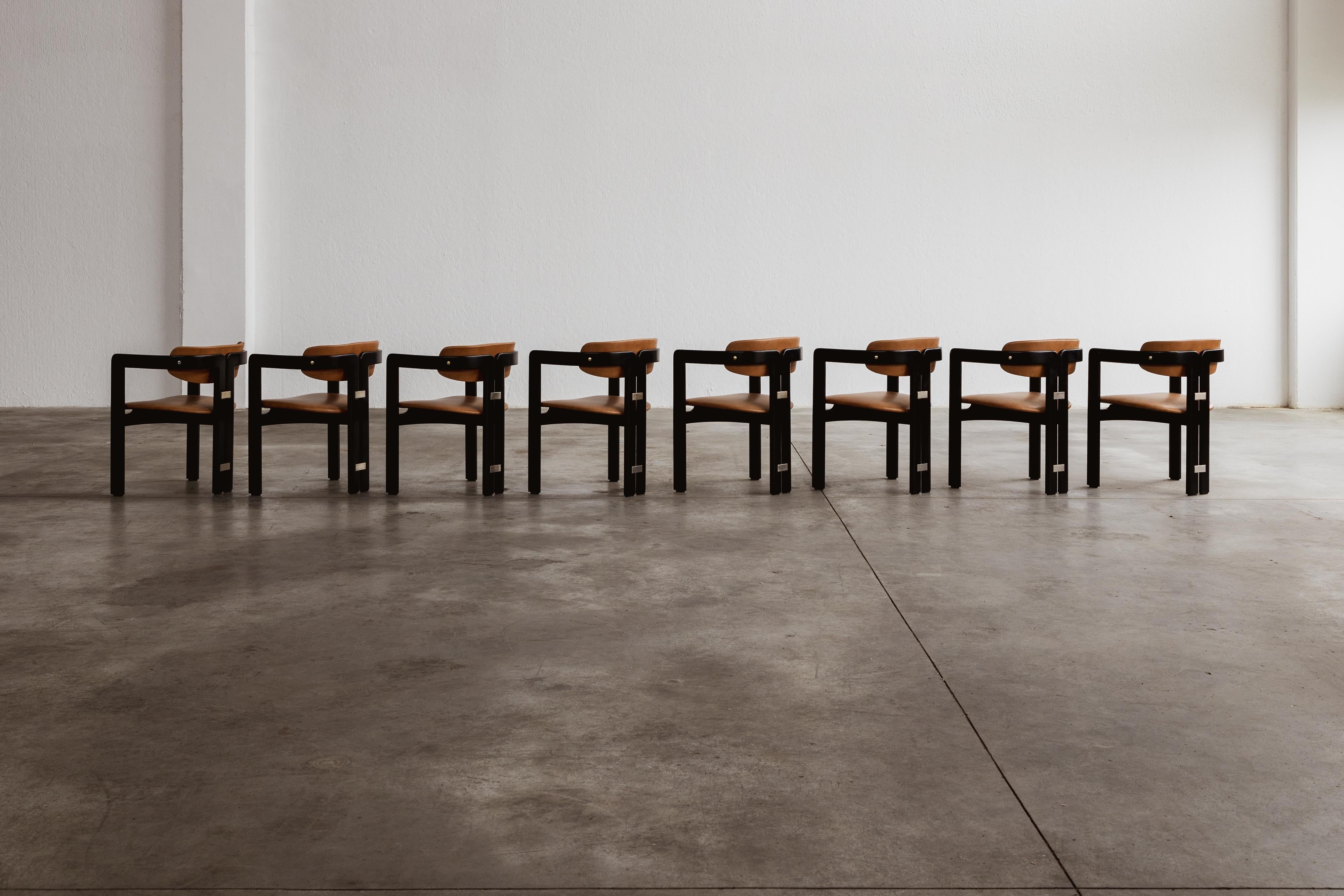 Augusto Savini “Pamplona” Dining Chairs for Pozzi, 1965, Set of 8 For Sale 2