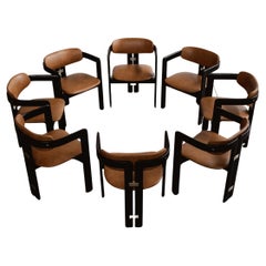 Augusto Savini “Pamplona” Dining Chairs for Pozzi, 1965, Set of 8